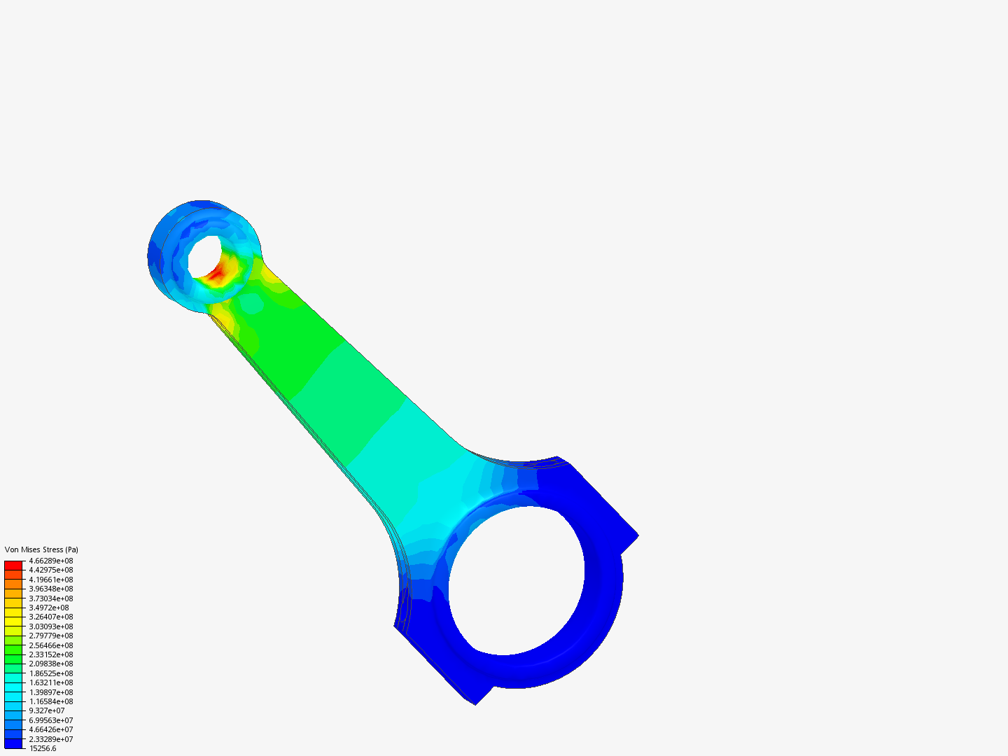 Tutorial 1: Connecting rod stress analysis image