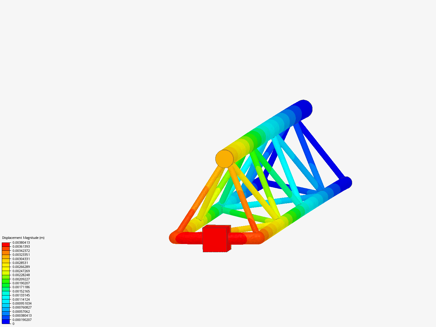 Tutorial - Linear static analysis of a crane image