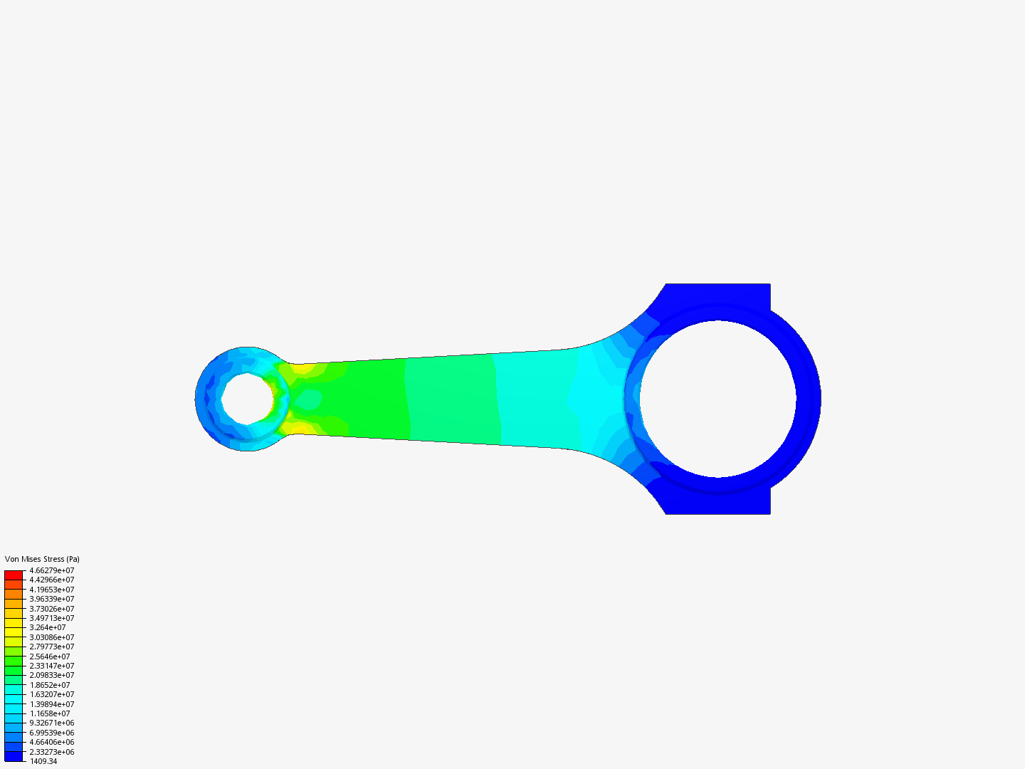 Tutorial 1: Connecting rod stress analysis image