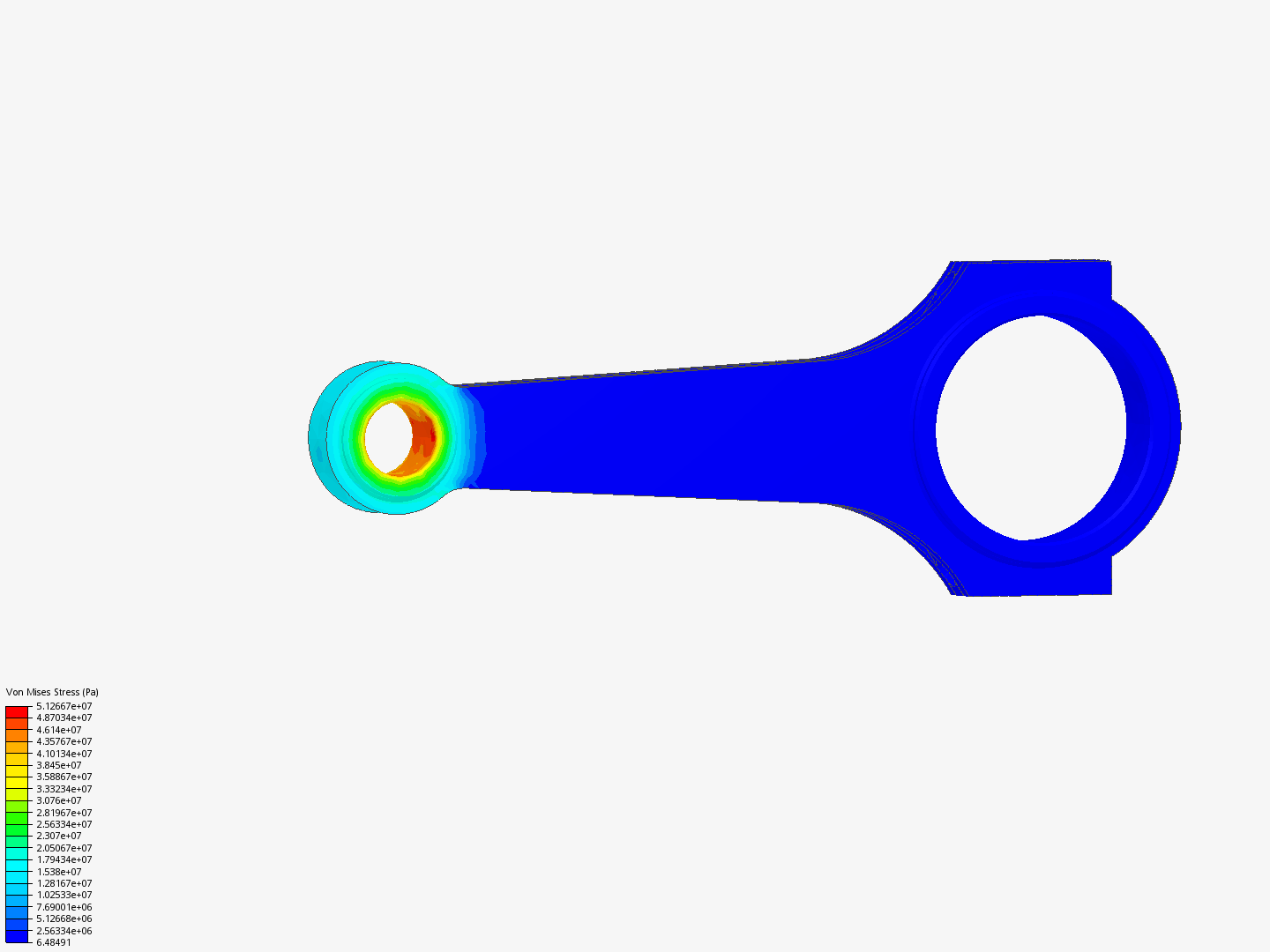 Tutorial 1: Connecting rod stress analysis image