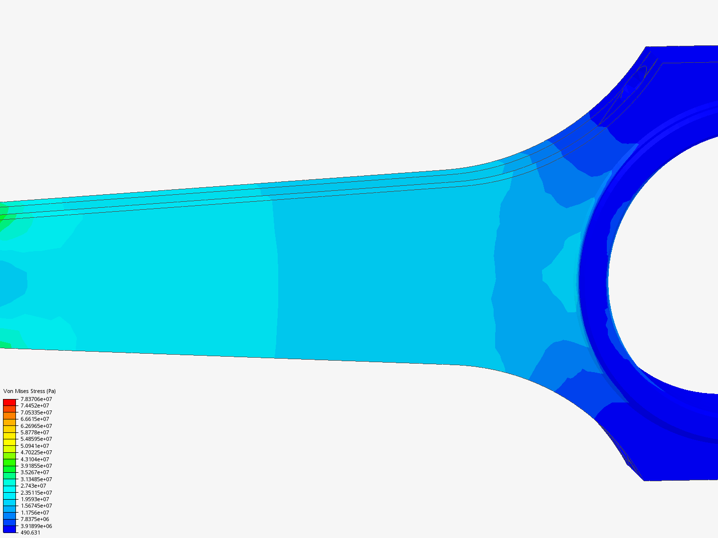 Tutorial 1: Connecting rod stress analysis image