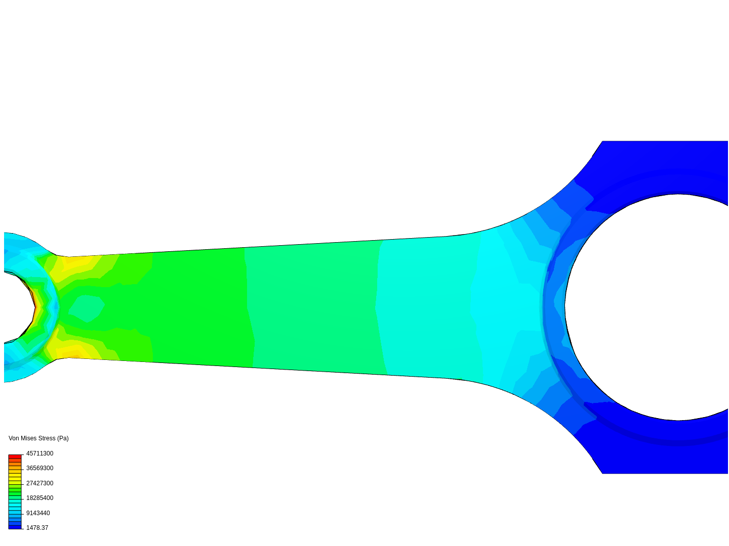 Tutorial 1: Connecting rod stress analysis image