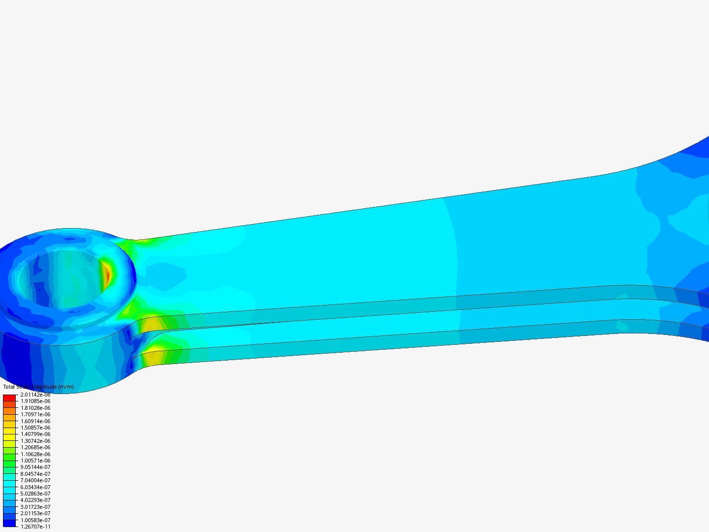 Tutorial 1: Connecting rod stress analysis image