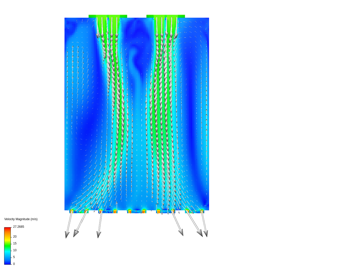 Air flow direction image