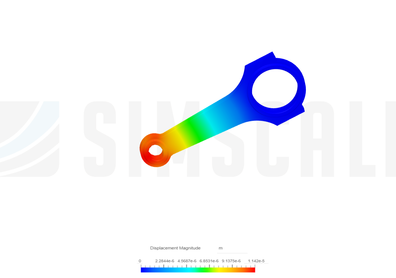 Connecting rod stress analysis image