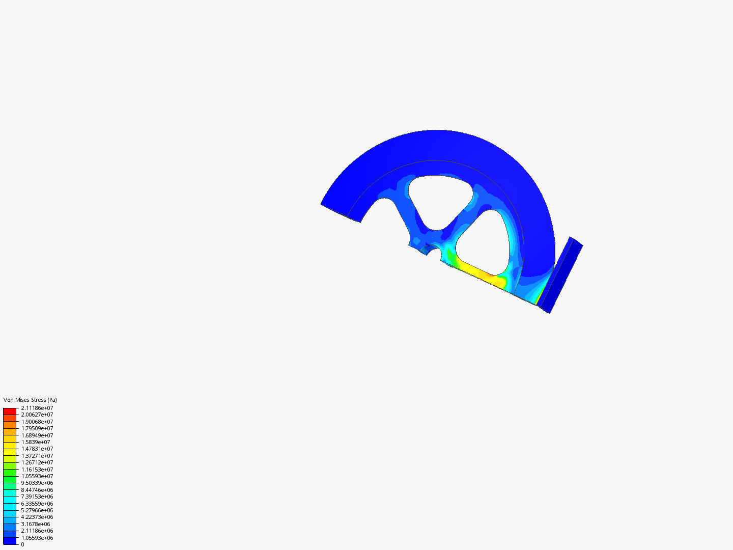 Tutorial: Nonlinear Analysis of a Wheel image