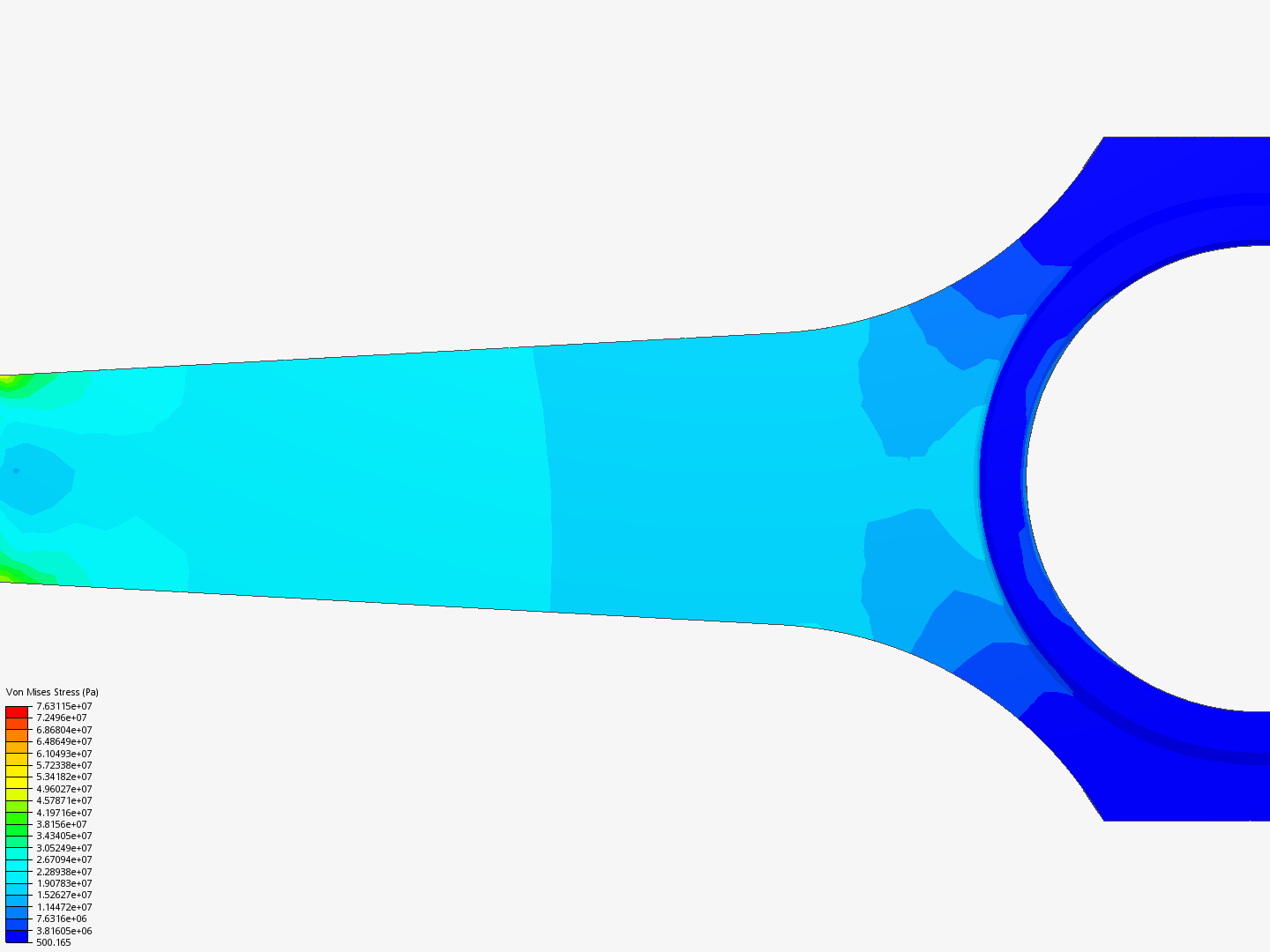 Tutorial 1: Connecting rod stress analysis image