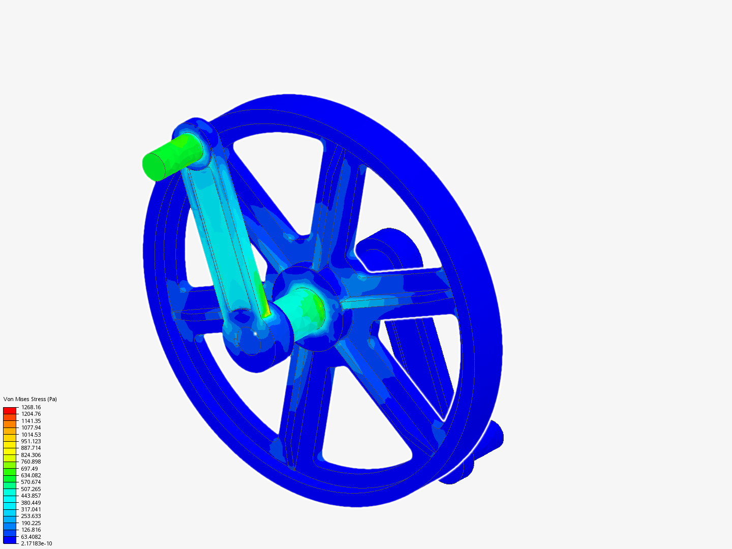 Simulation of a Crank Assembly - Copy image