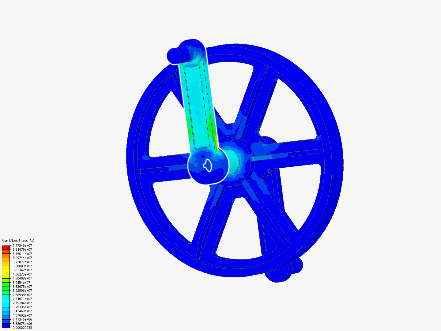 Simulation of a Crank Assembly - Copy image