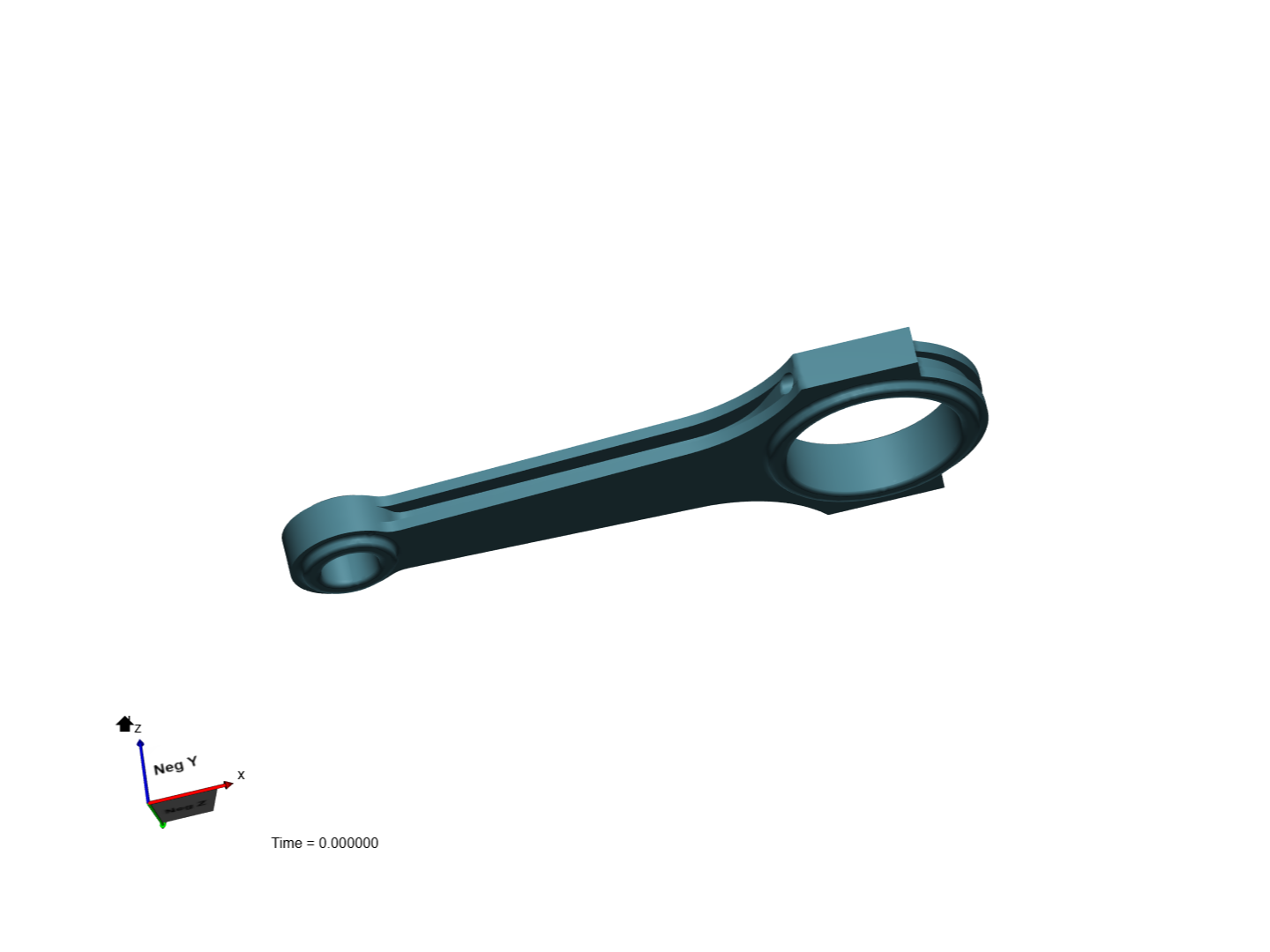 Tutorial 1: Connecting rod stress analysis image