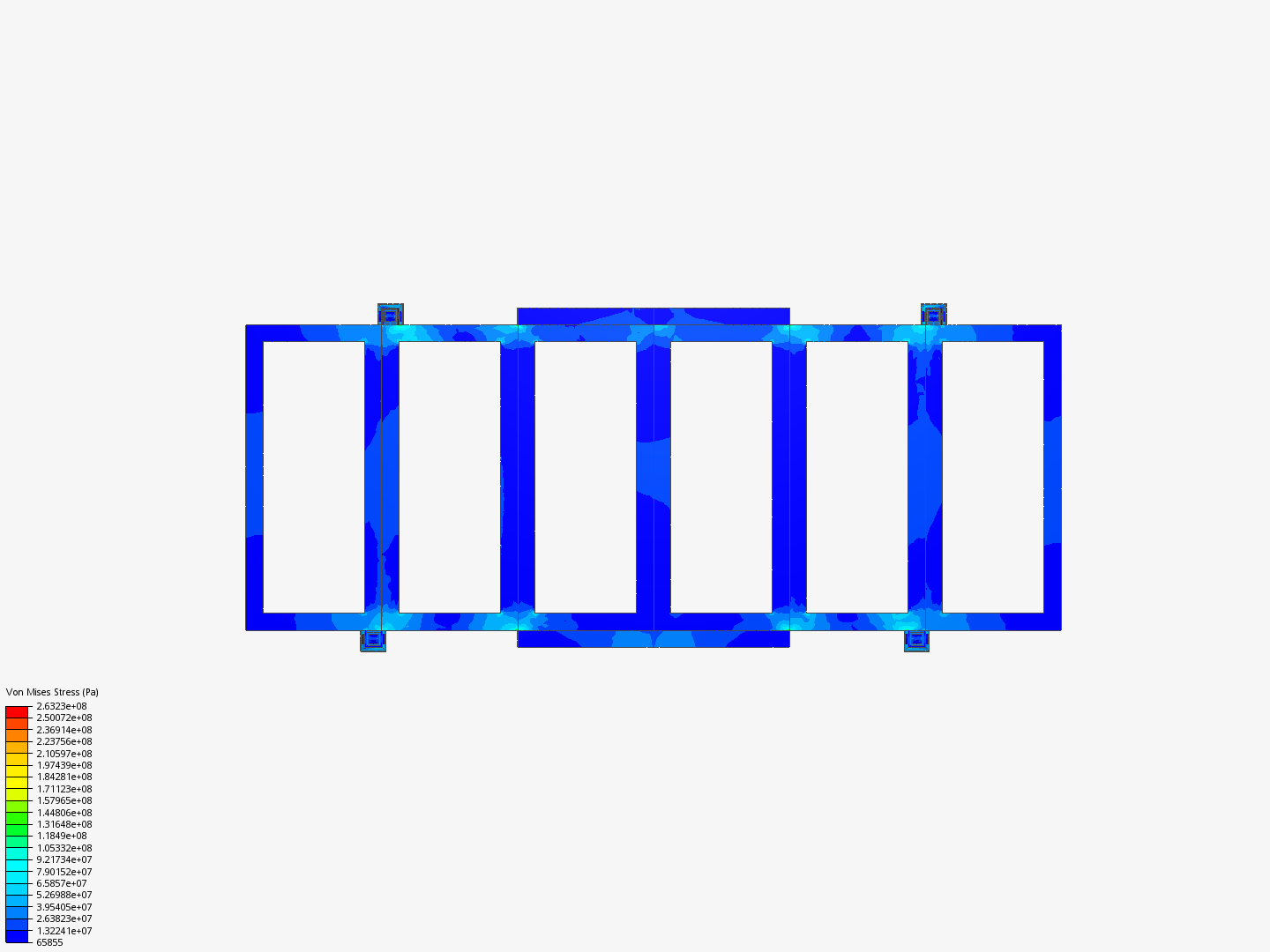 Stillage folding legs plus side support image