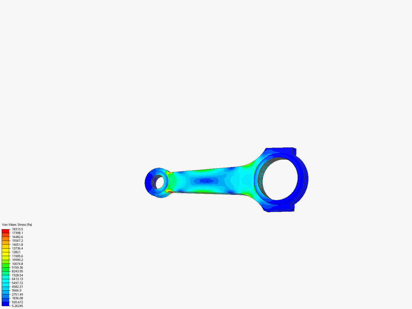 Tutorial 1: Connecting rod stress analysis image