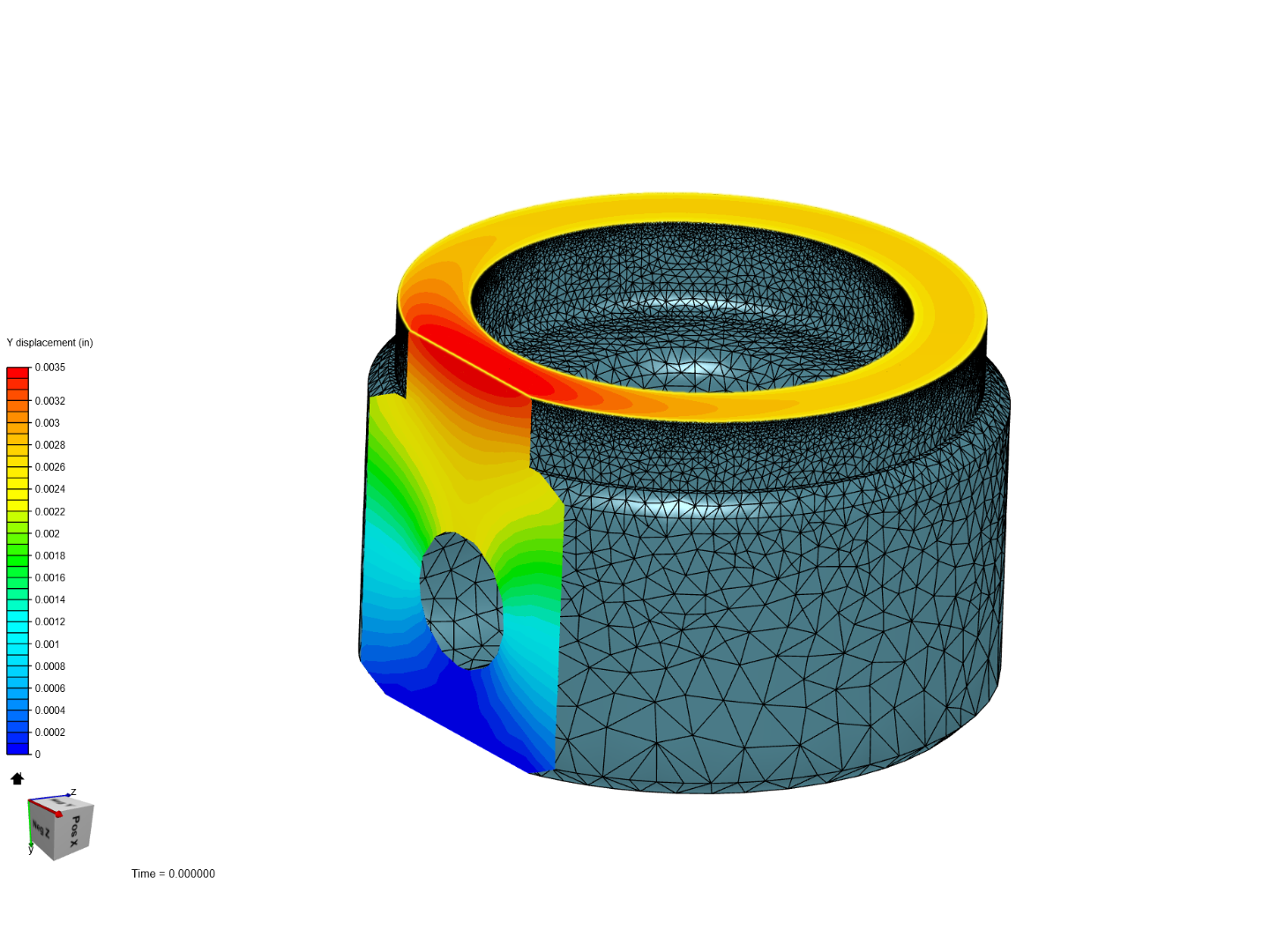 FEA Deflection image