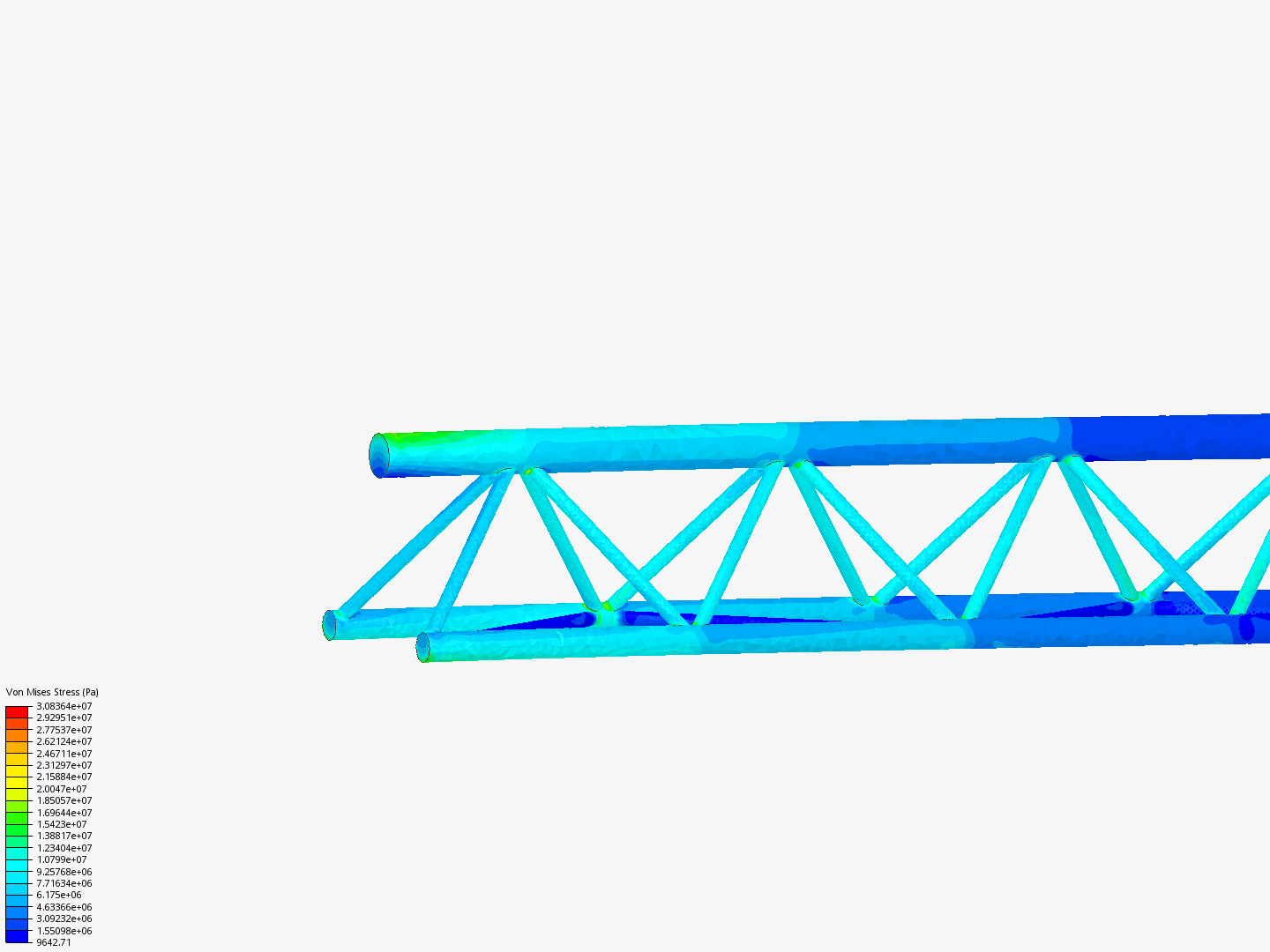 Tutorial - Linear static analysis of a crane image