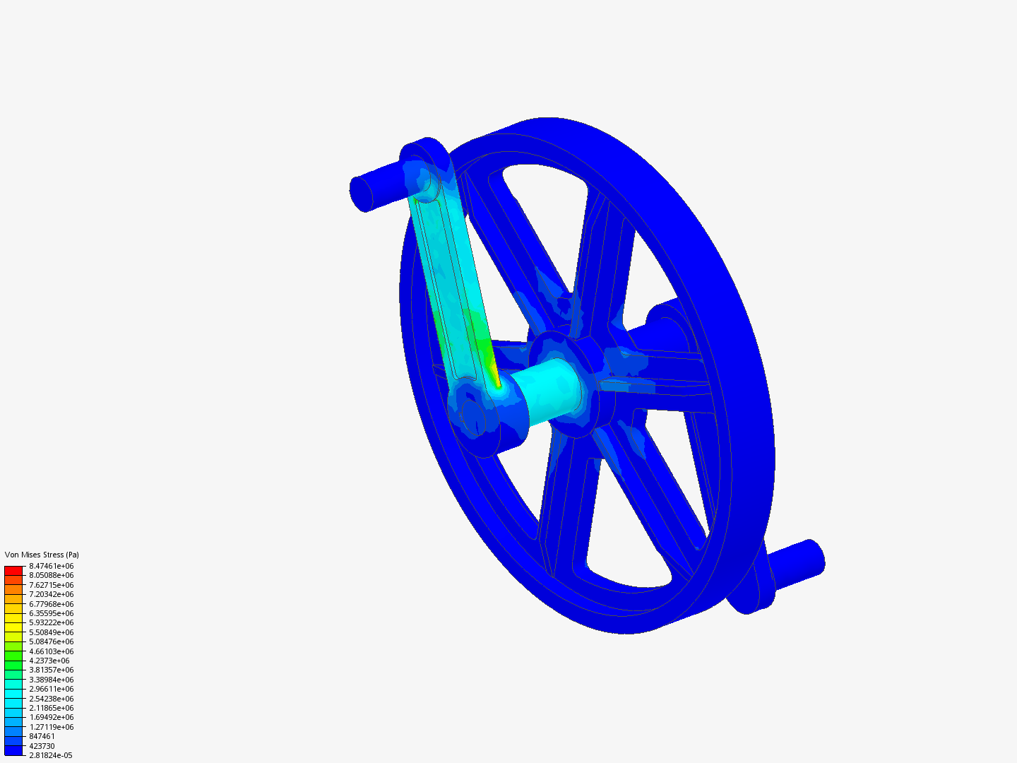 Simulation of a Crank Assembly - Copy image