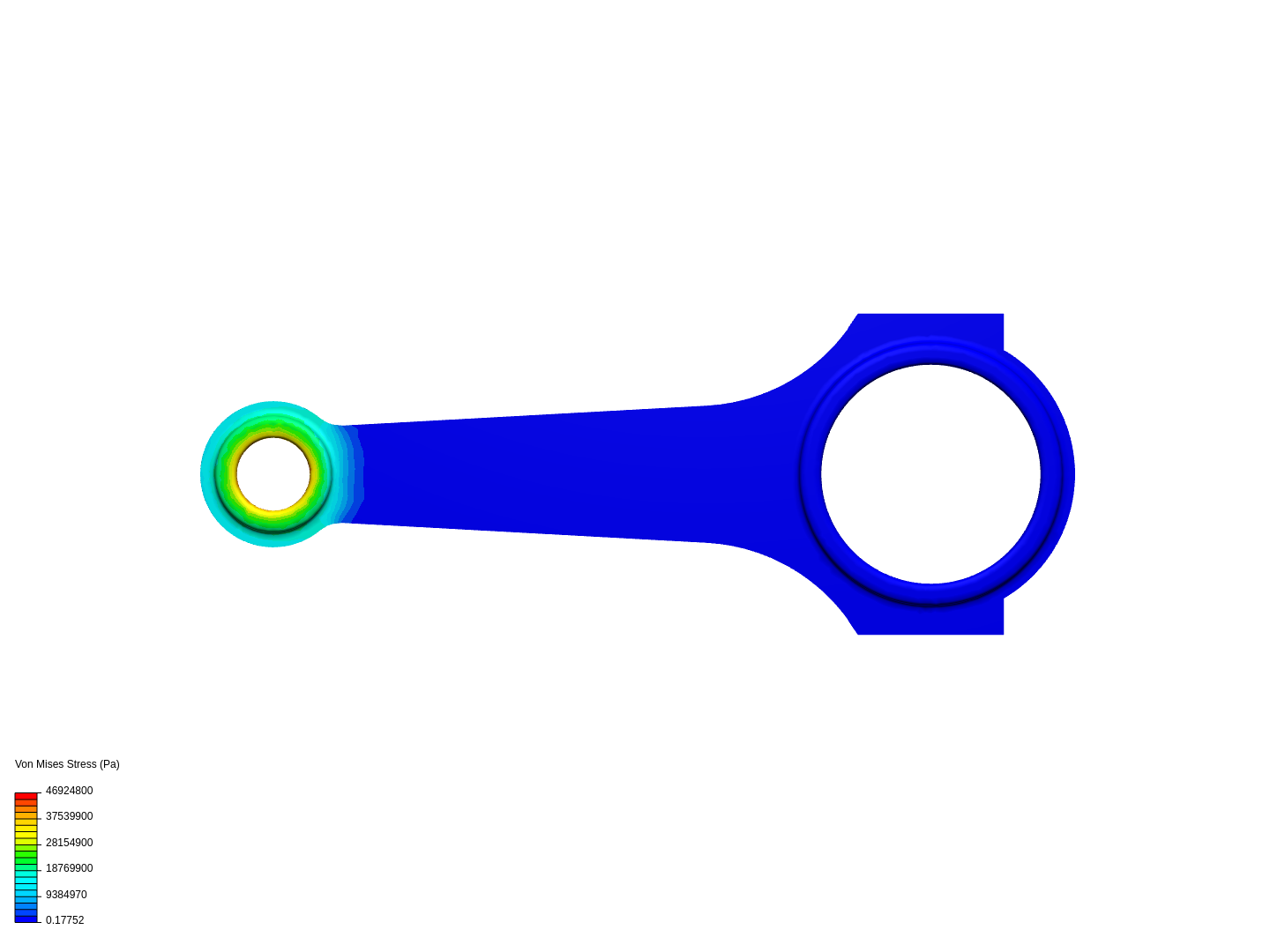 Connecting Rod - Static Simulation image