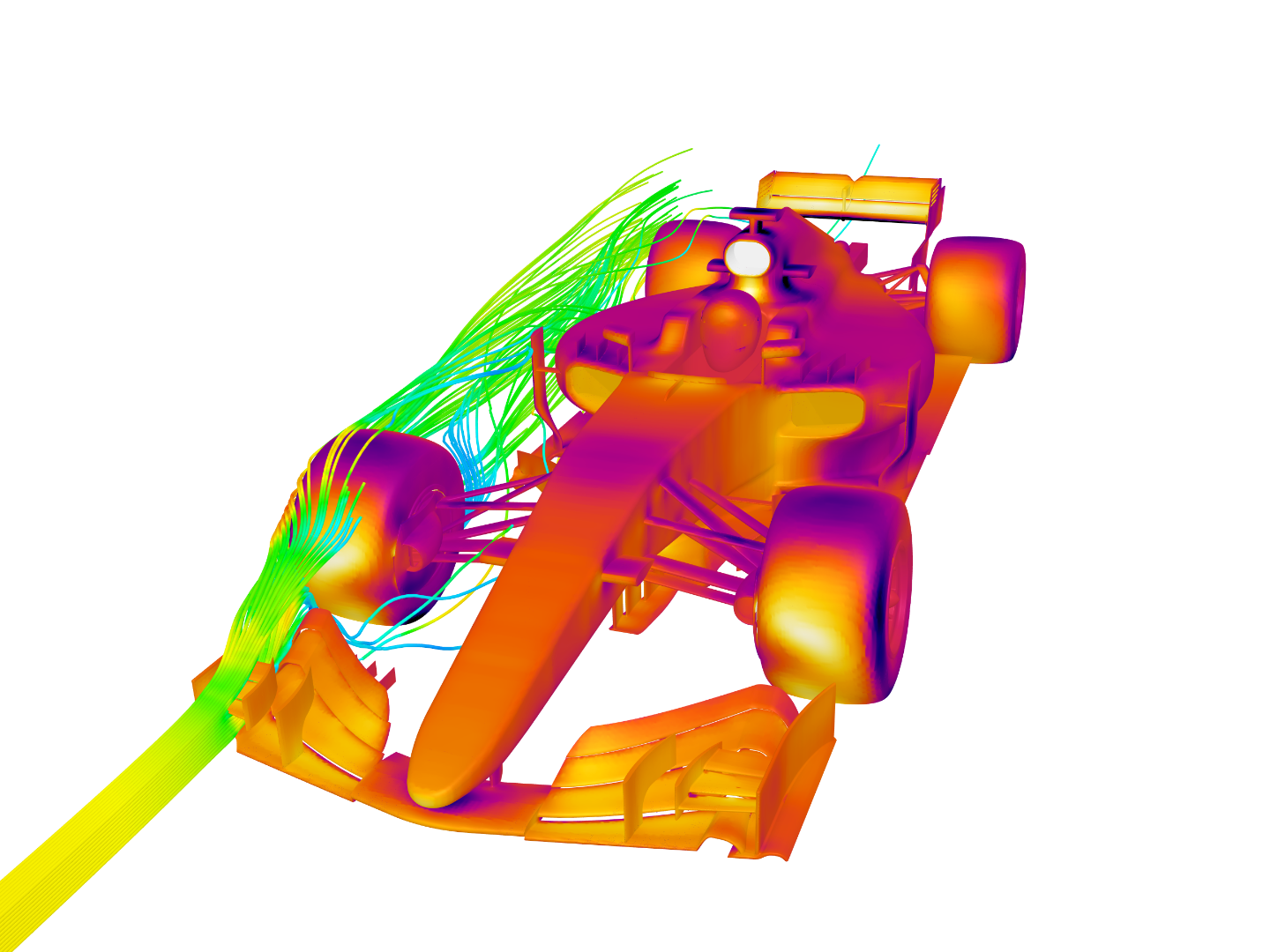 F1 Car - CFD image