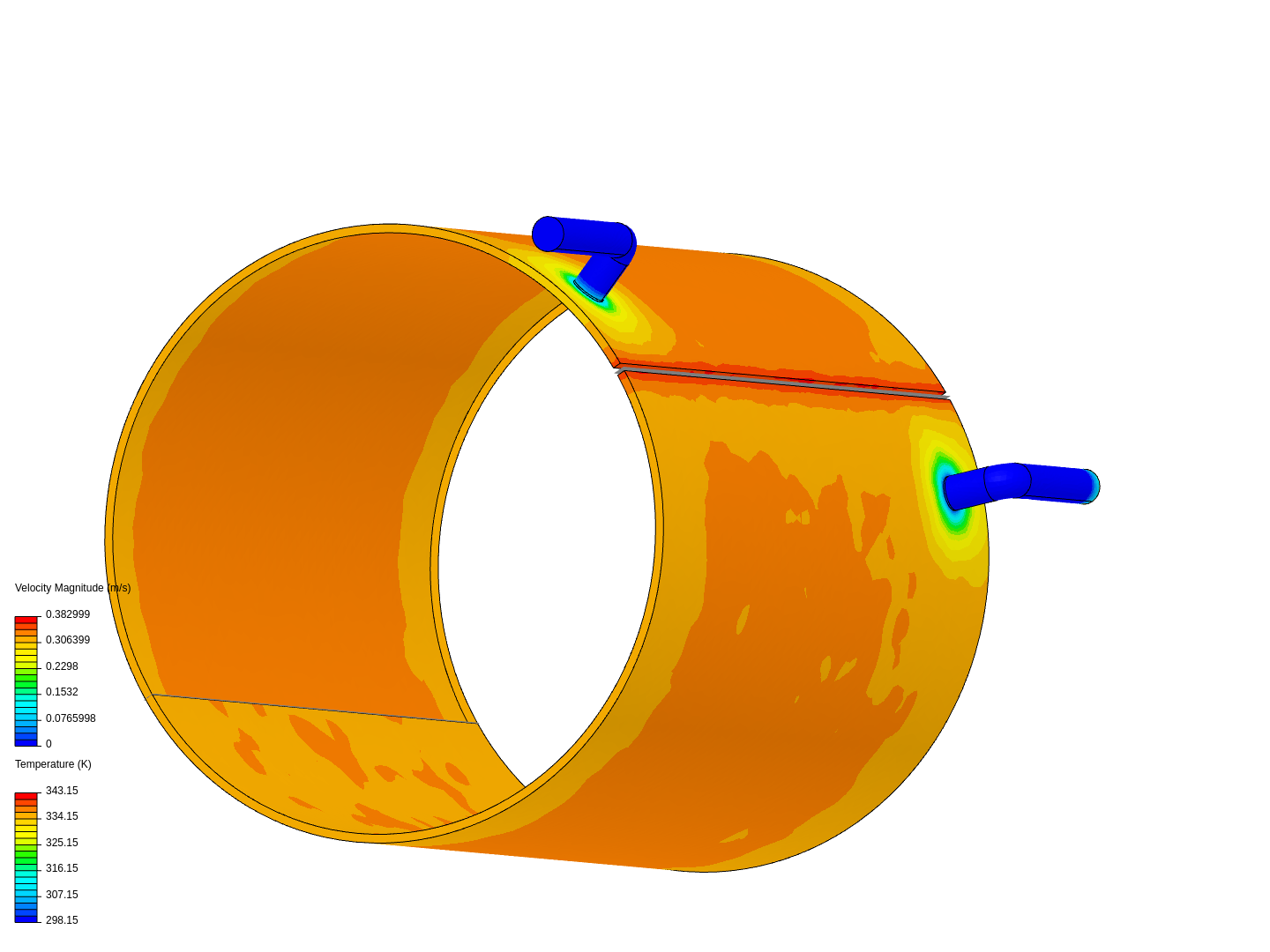 Water Jacket Opp. Tube Inlet-Outlet image