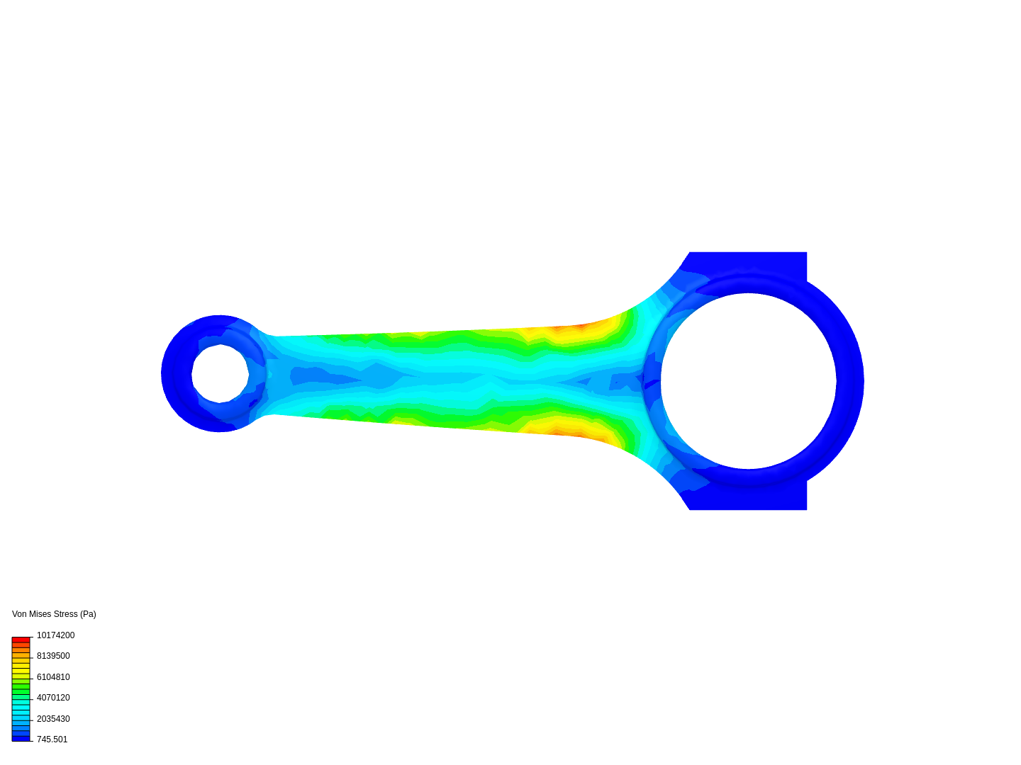 Tutorial 1: Connecting rod stress analysis image