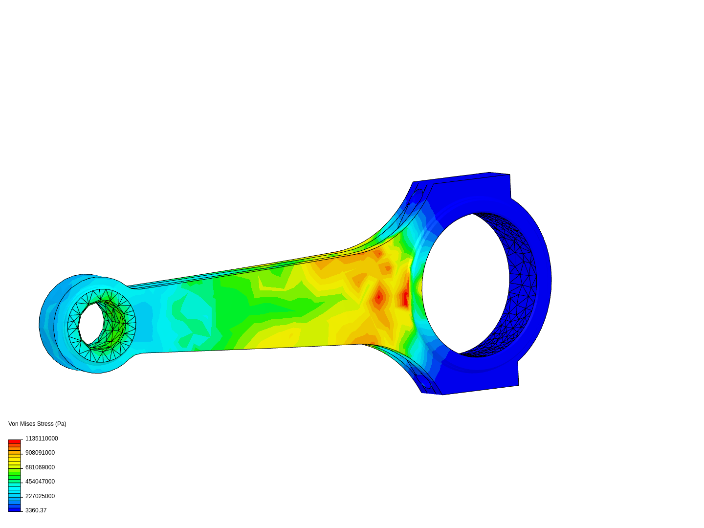 Tutorial 1: Connecting rod stress analysis image