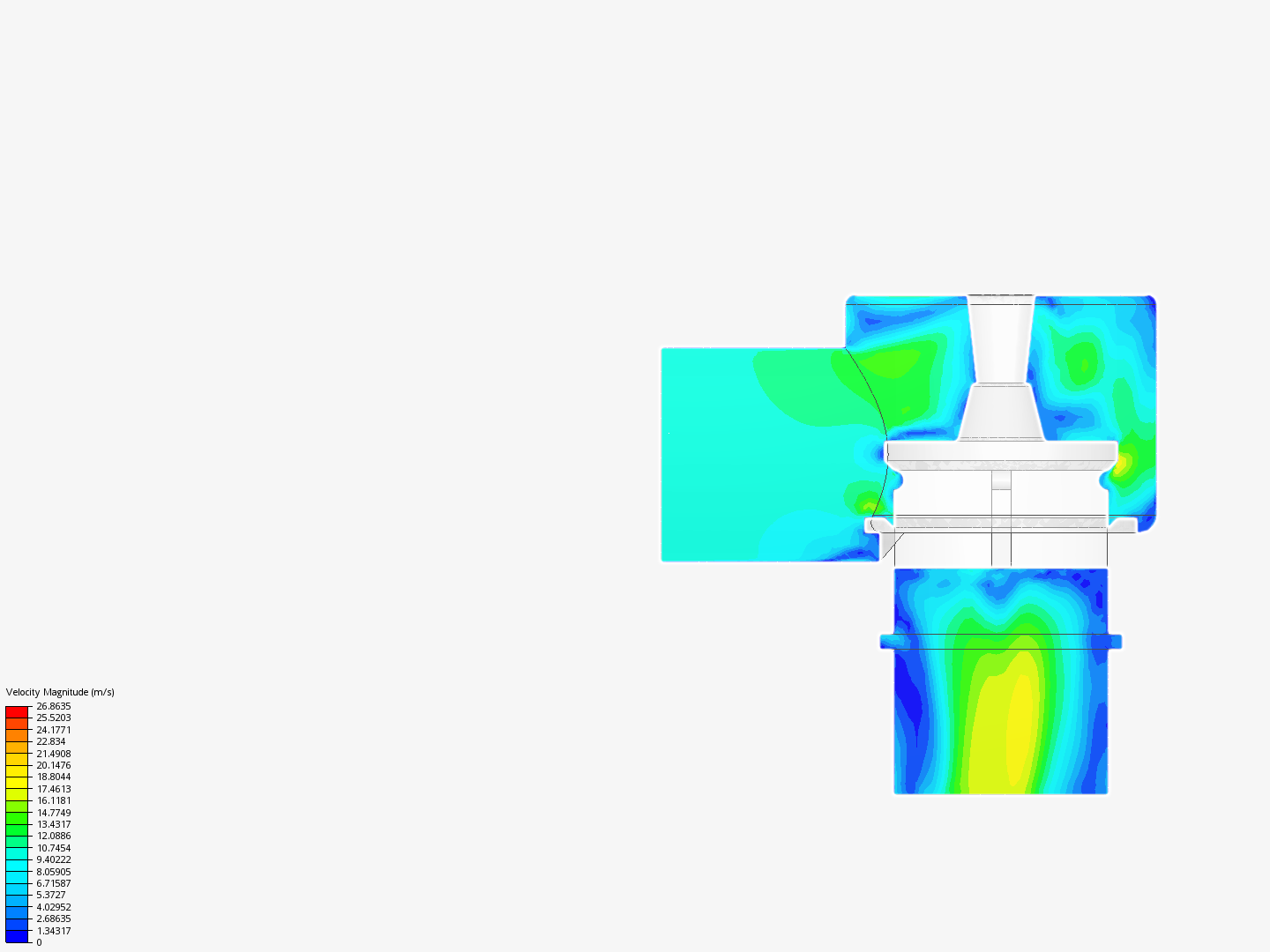 Tutorial: Fluid Flow Through a Valve image