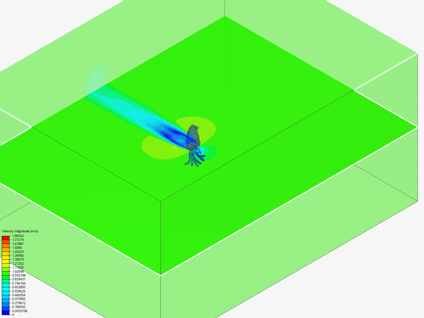 Squid Drag force and Pressure distribution image