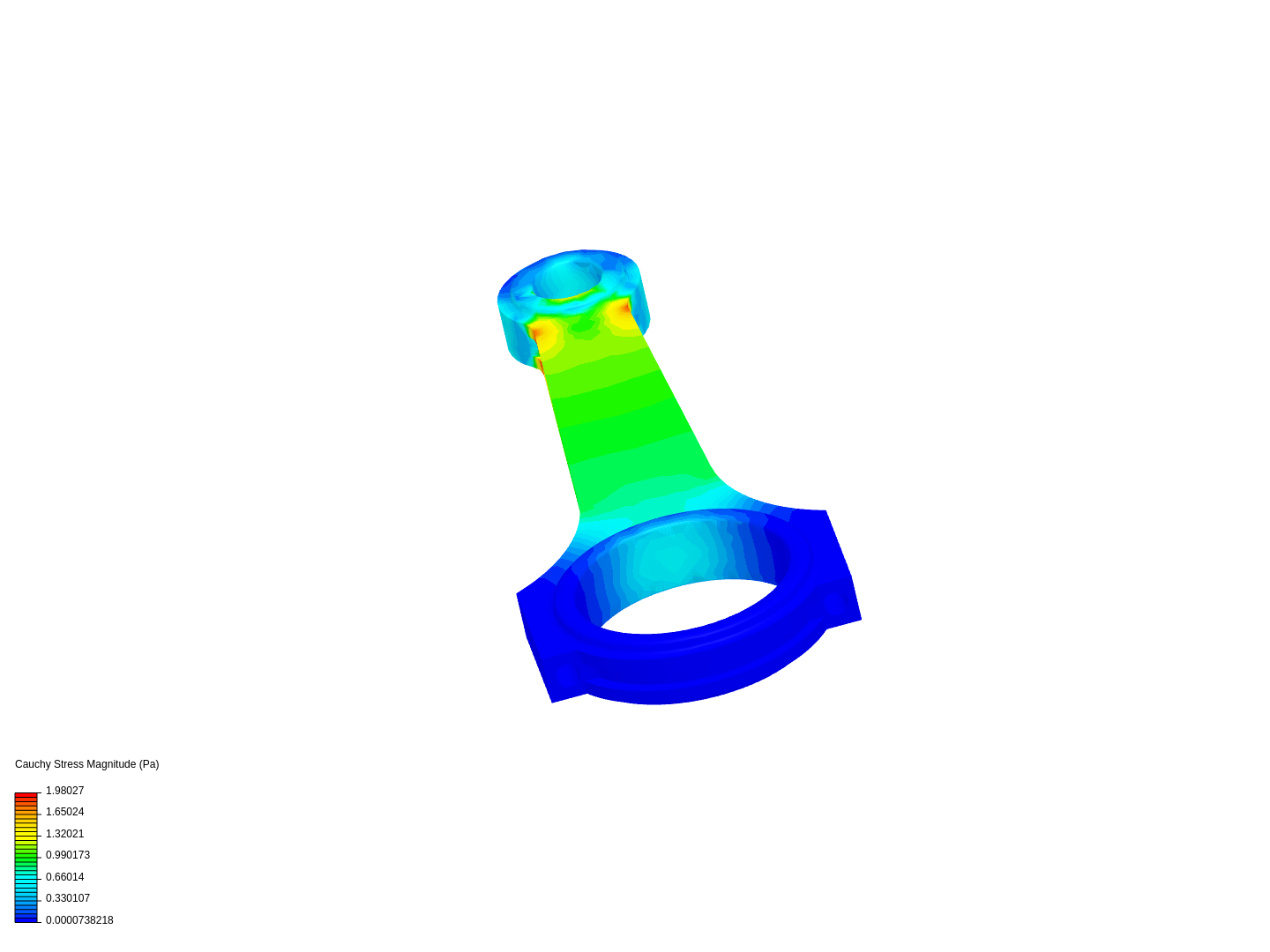 Tutorial 1: Connecting rod stress analysis image