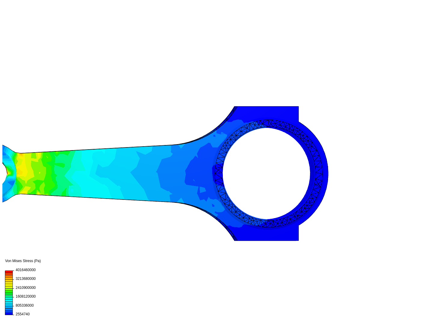 Tutorial 1: Connecting rod stress analysis image