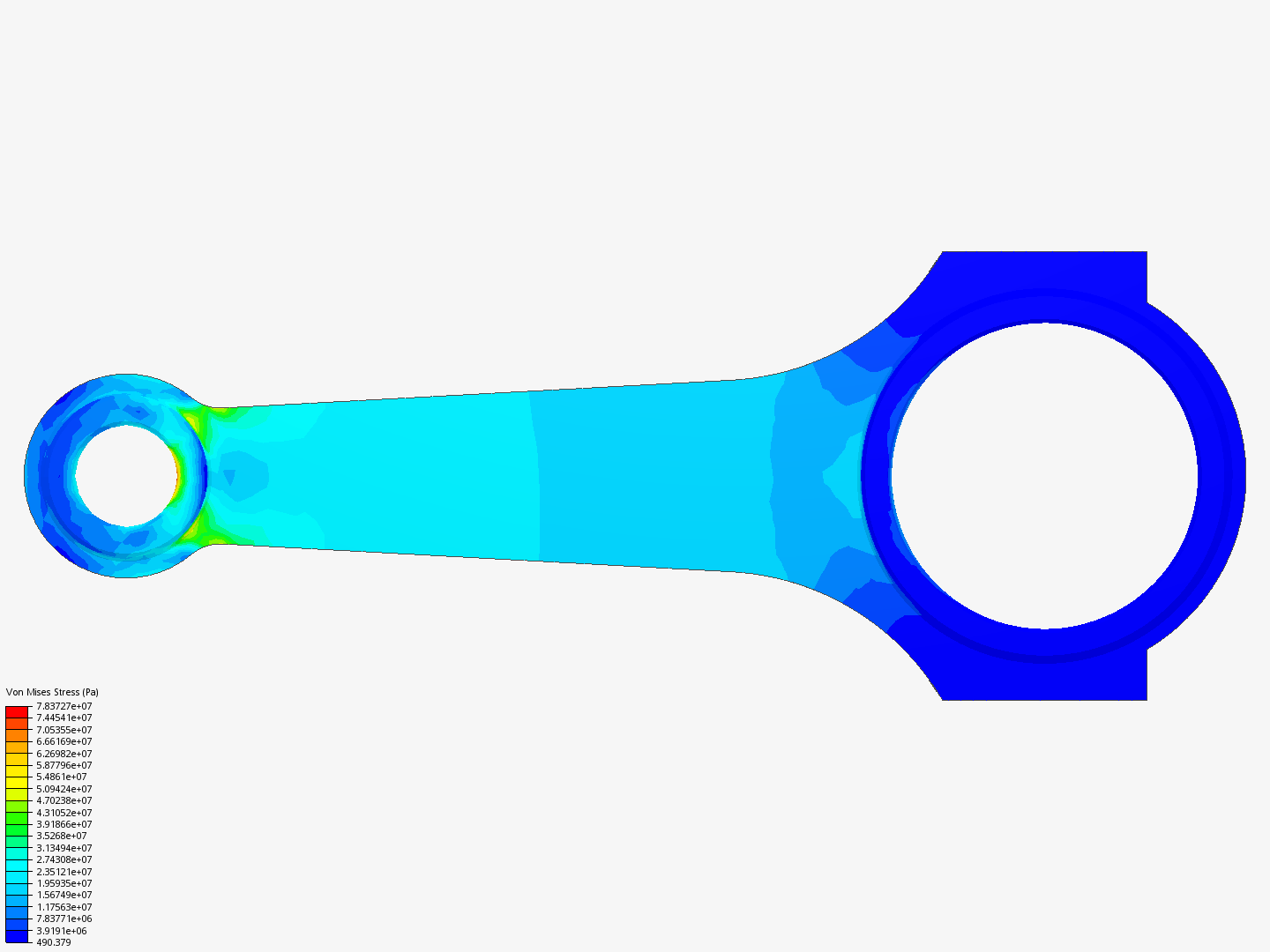 Tutorial 1: Connecting rod stress analysis image