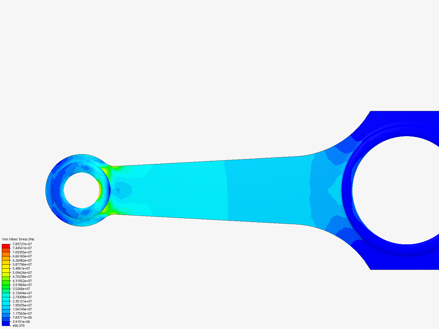 Tutorial 1: Connecting rod stress analysis image