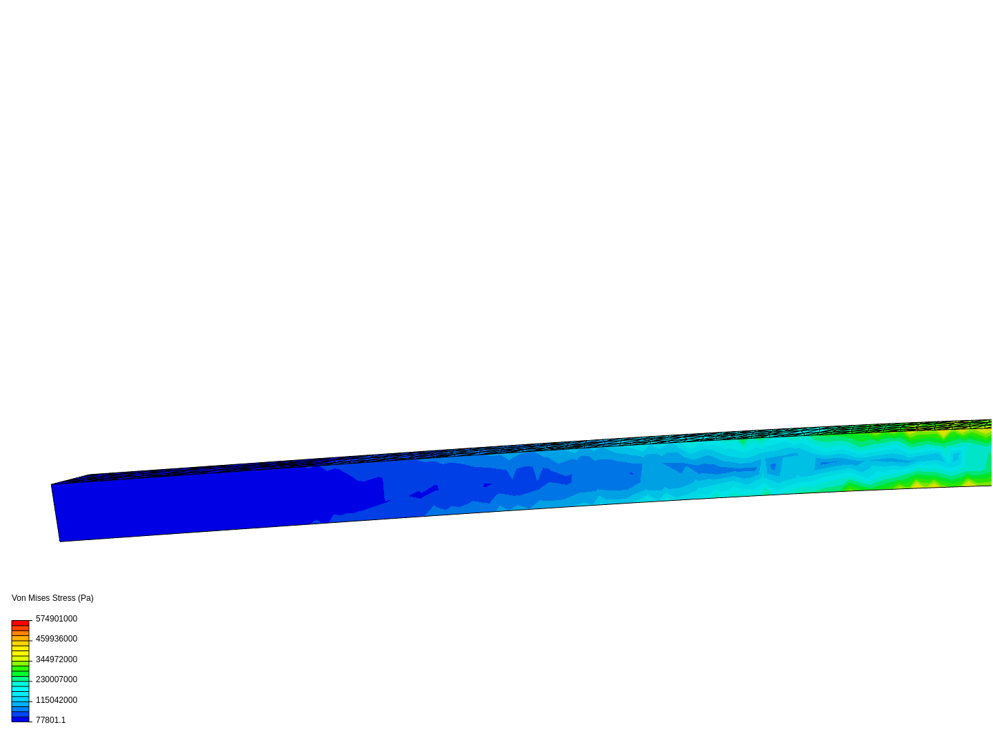 3D beam FEA image