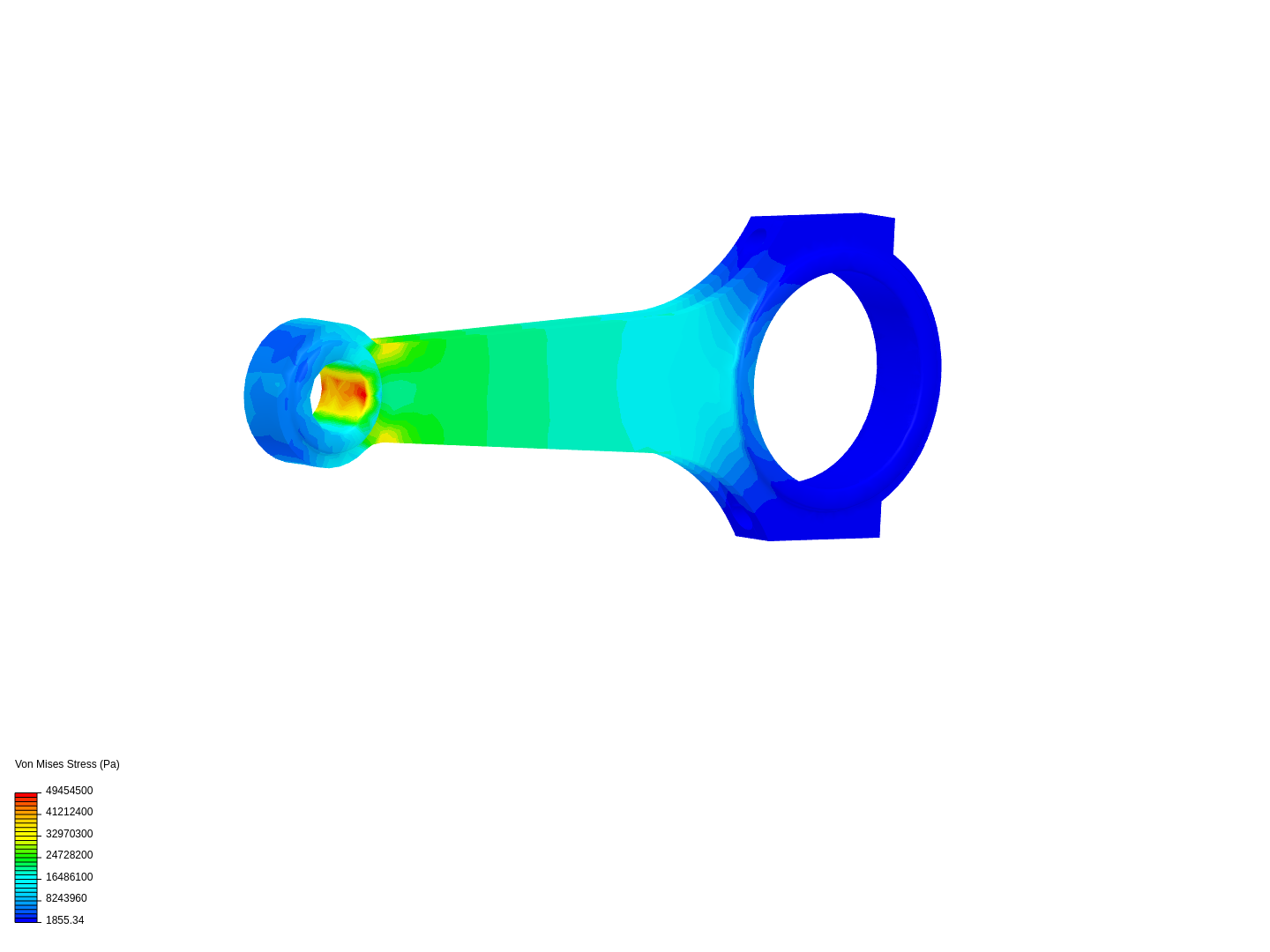 Tutorial 1: Connecting rod stress analysis image