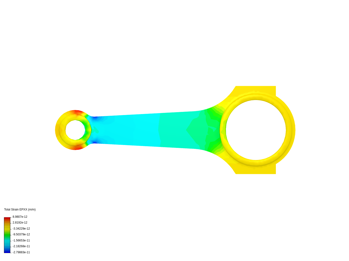 Tutorial 1: Connecting rod stress analysis image