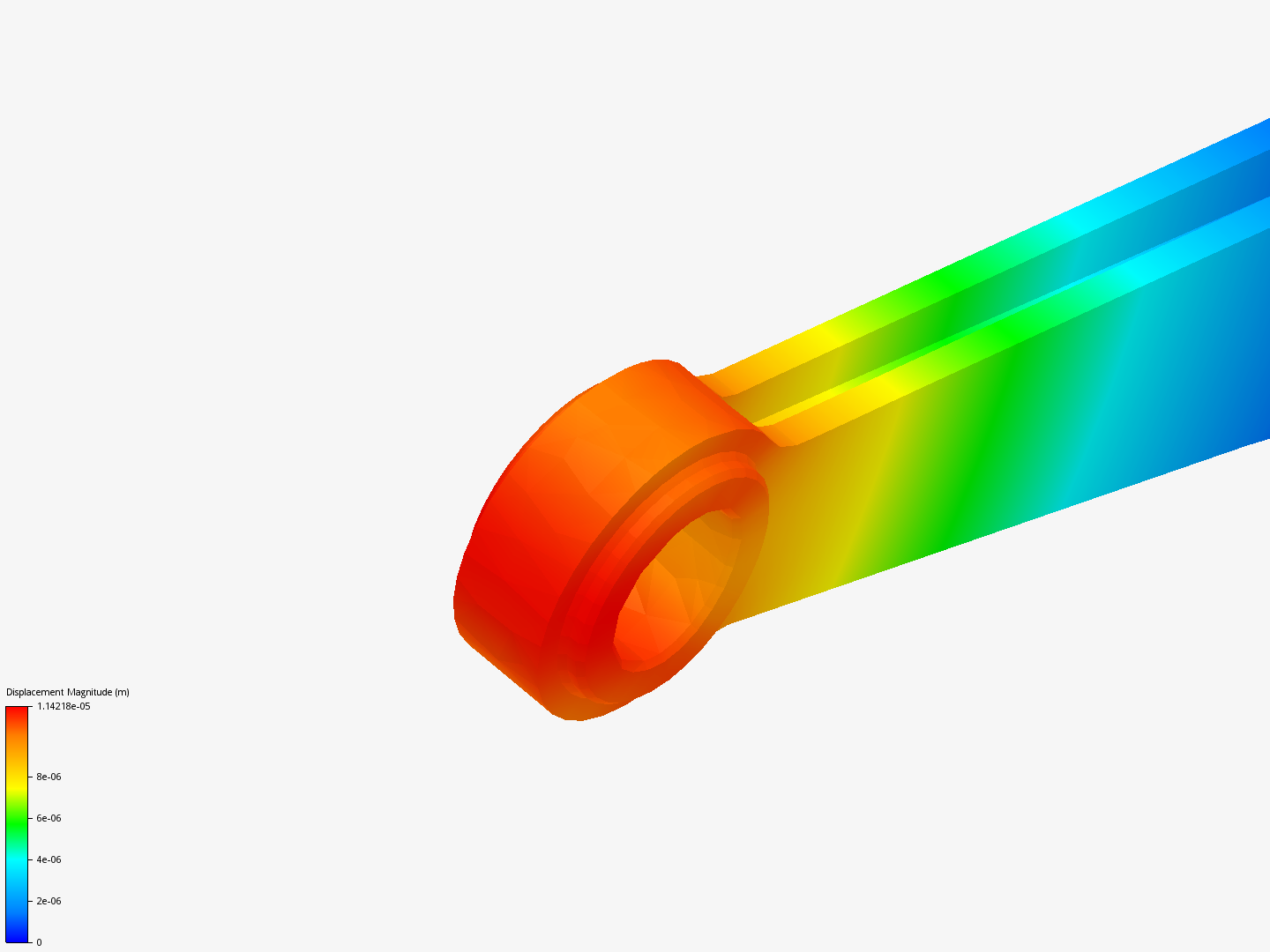 Connecting rod stress analysis image