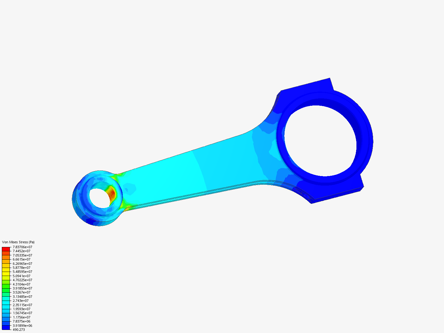 Tutorial 1: Connecting rod stress analysis image