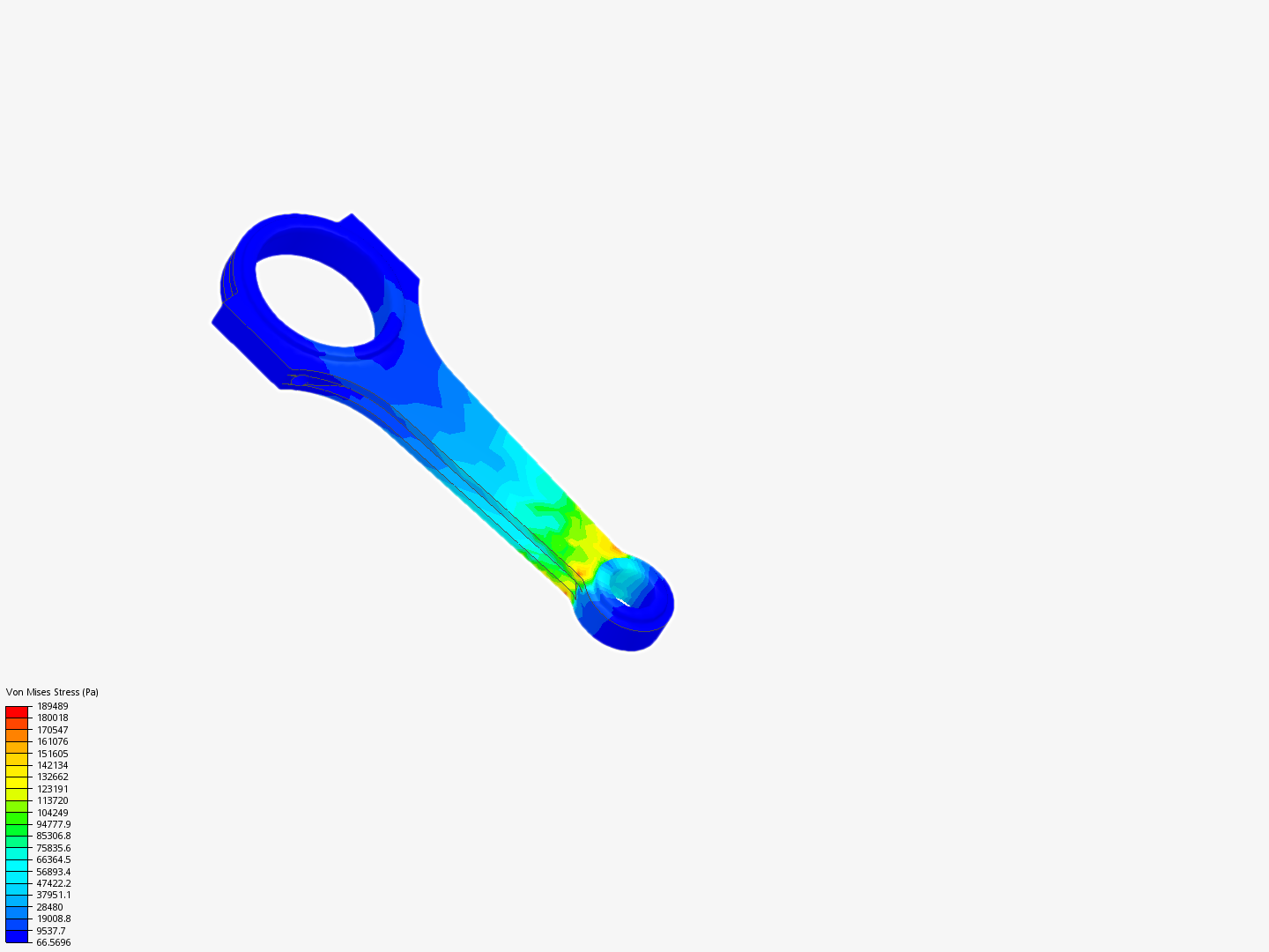 Tutorial 1: Connecting rod stress analysis image