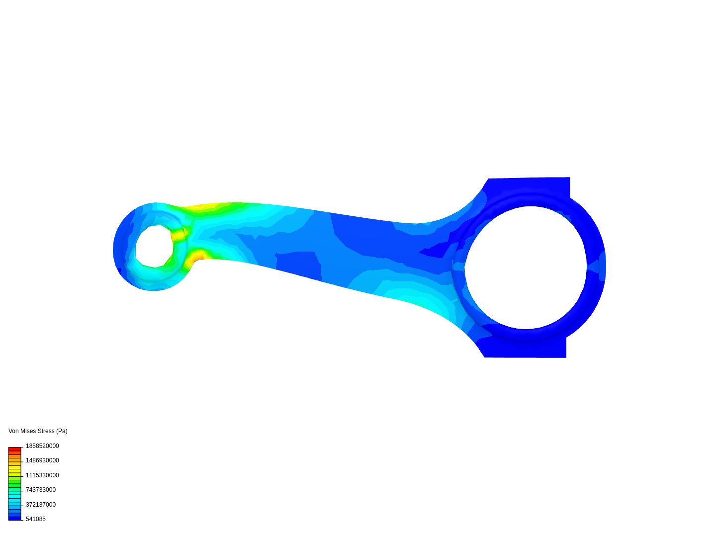 Tutorial 1: Connecting rod stress analysis image