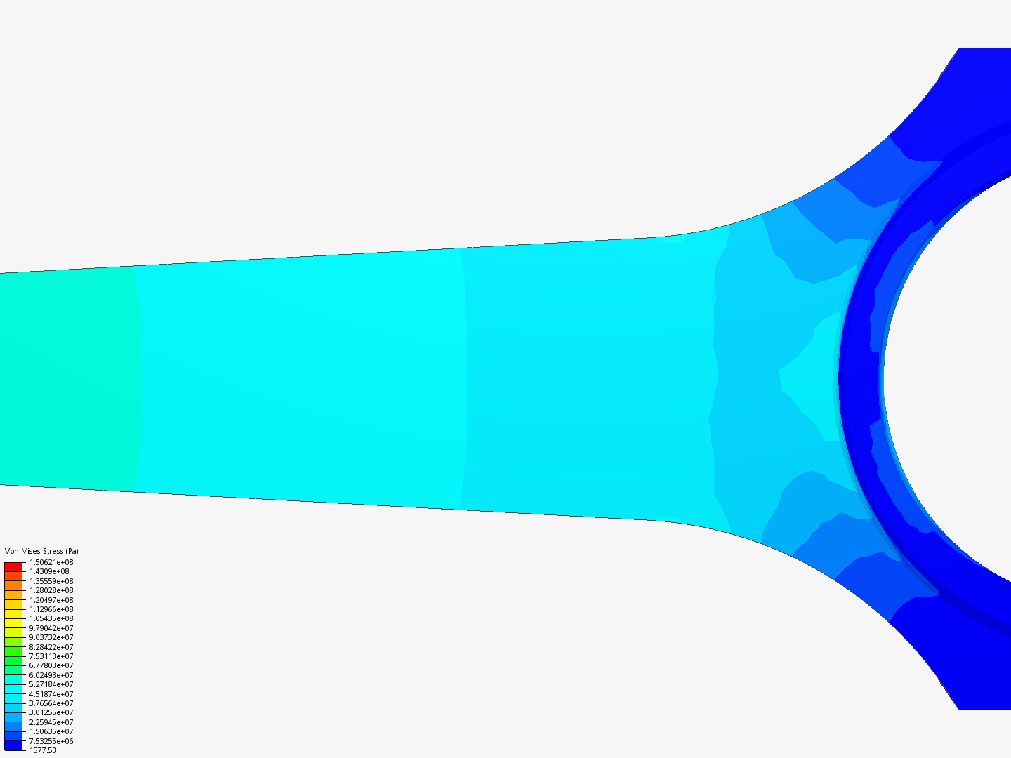 Tutorial 1: Connecting rod stress analysis image