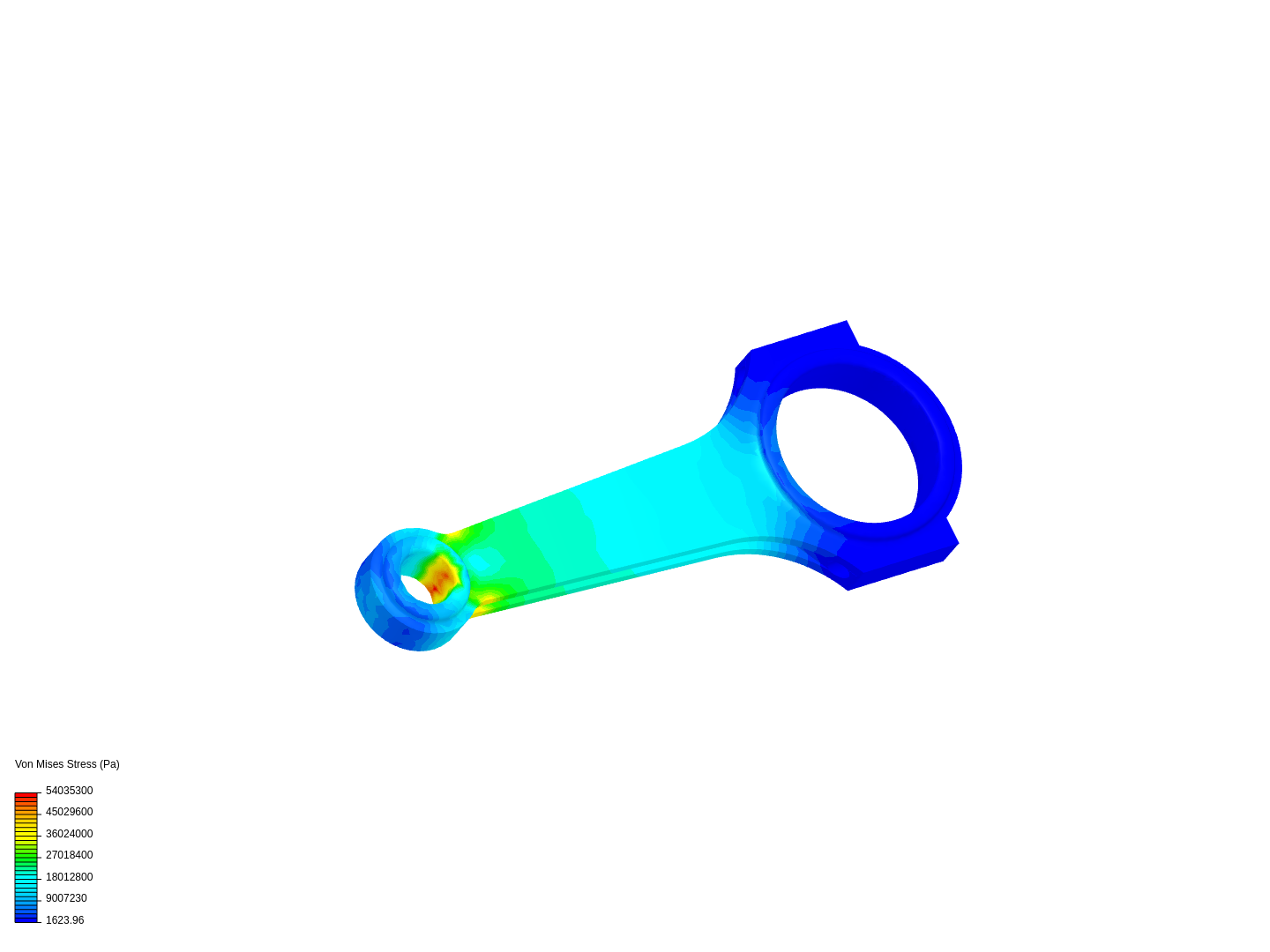 Tutorial 1: Connecting rod stress analysis image