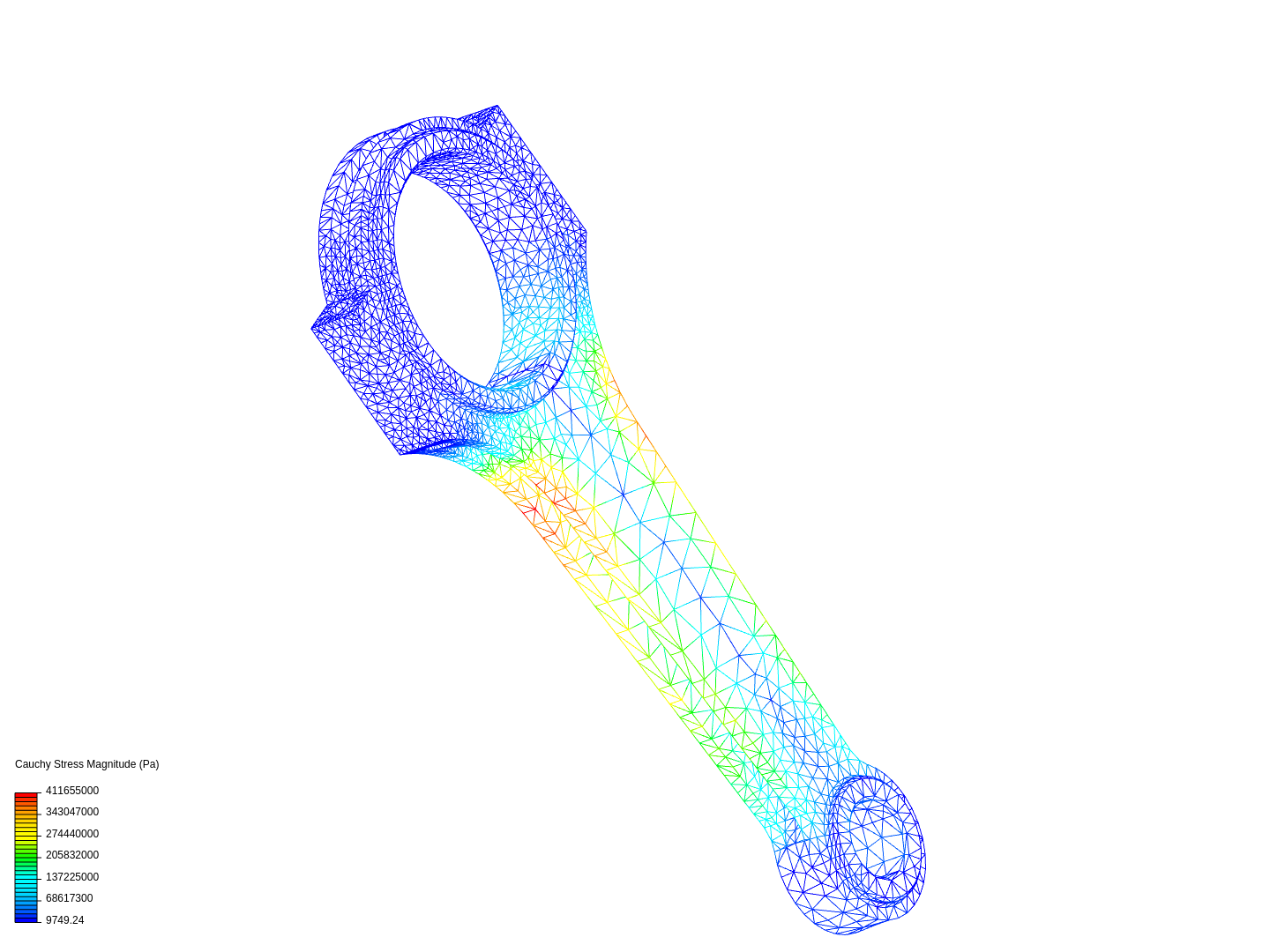 Tutorial 1: Connecting rod stress analysis image