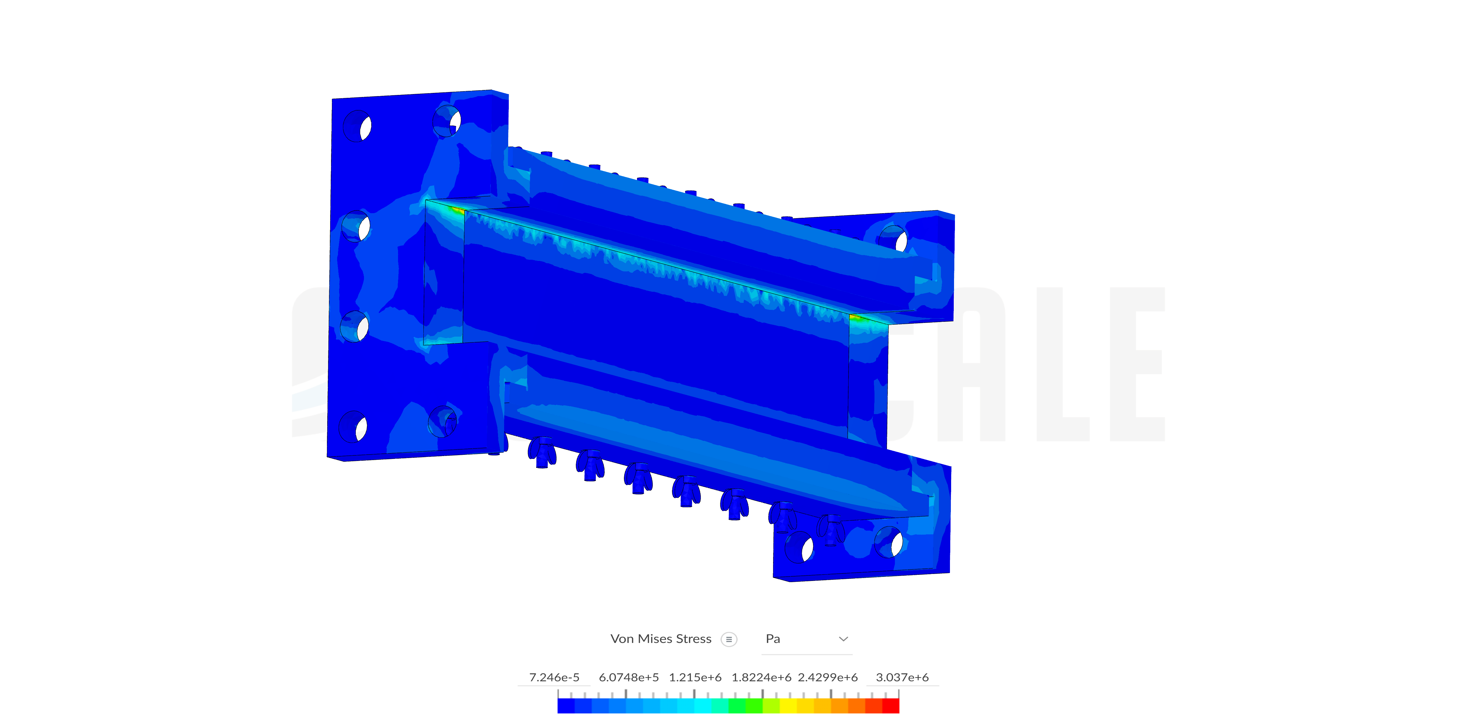 FEA of Test section image