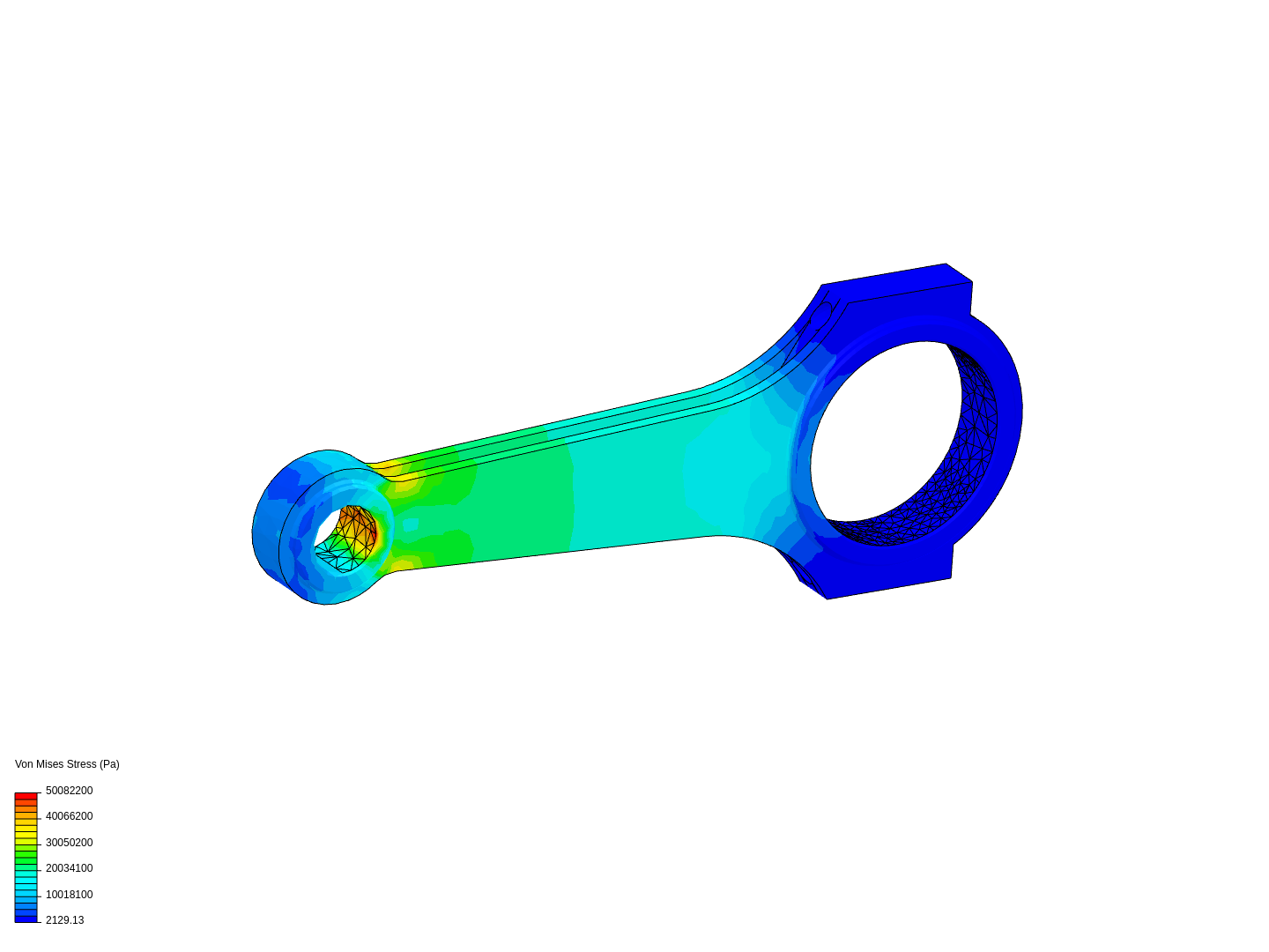 Tutorial 1: Connecting rod stress analysis image