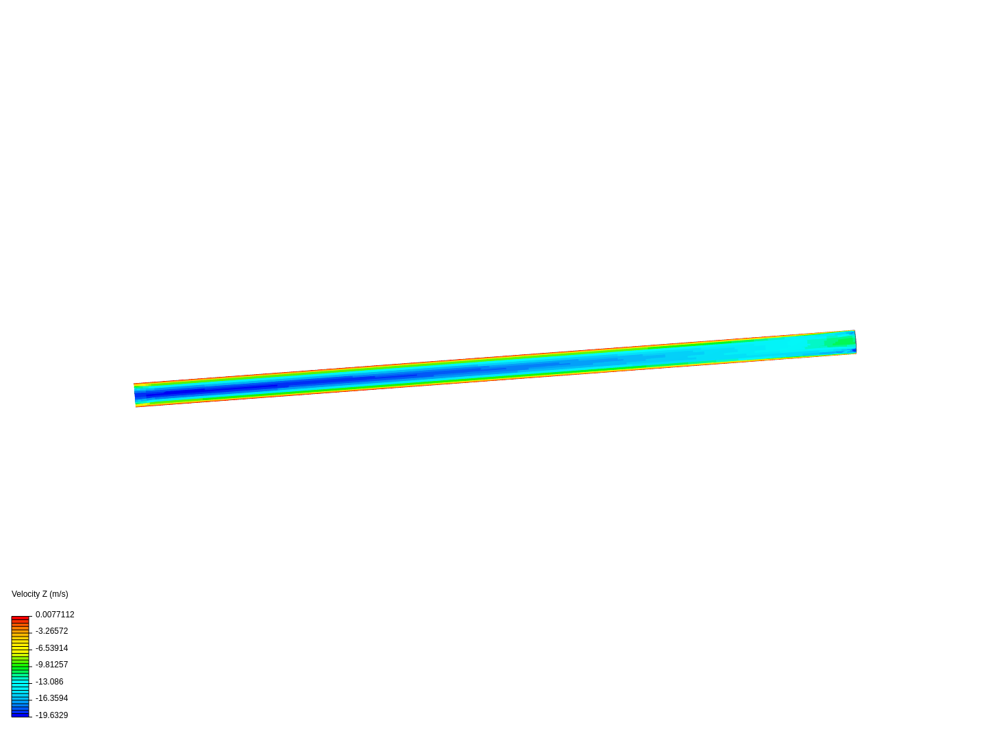 Laminar flow in a pipe image