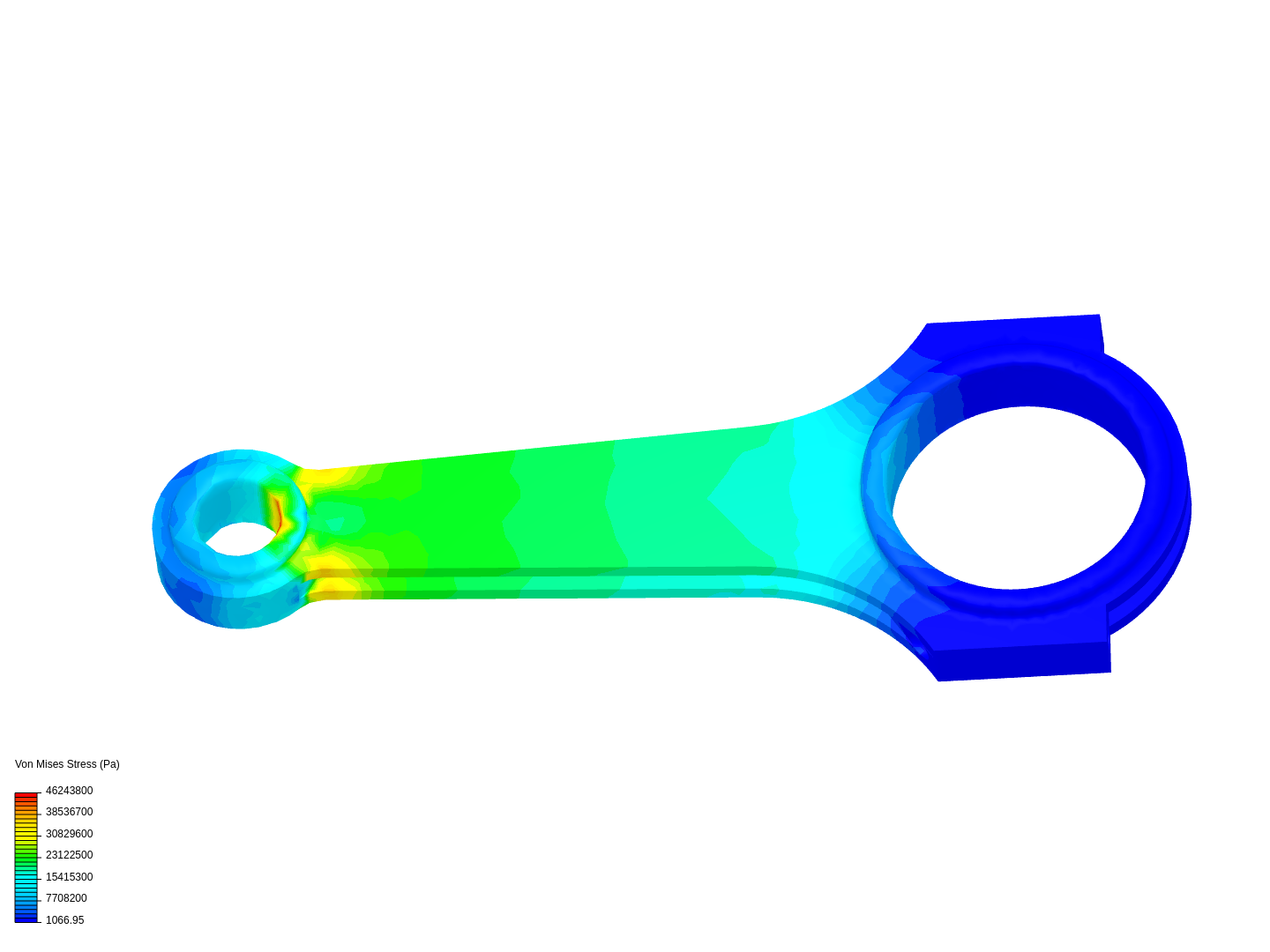 Tutorial 1: Connecting rod stress analysis image