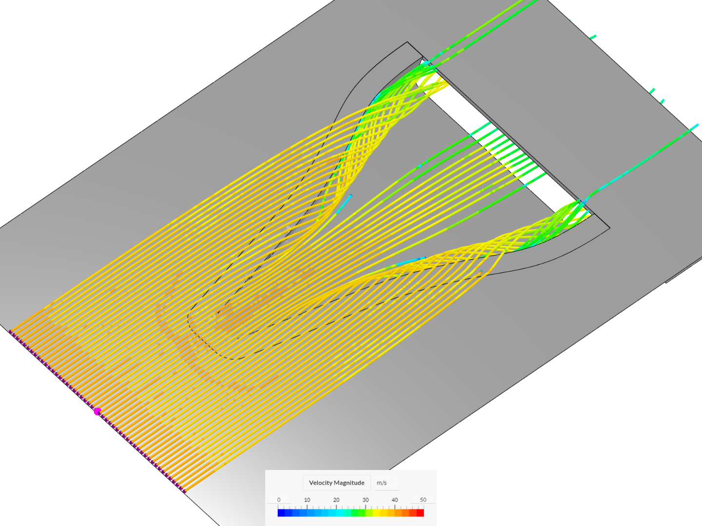 NACA duct in a plate image