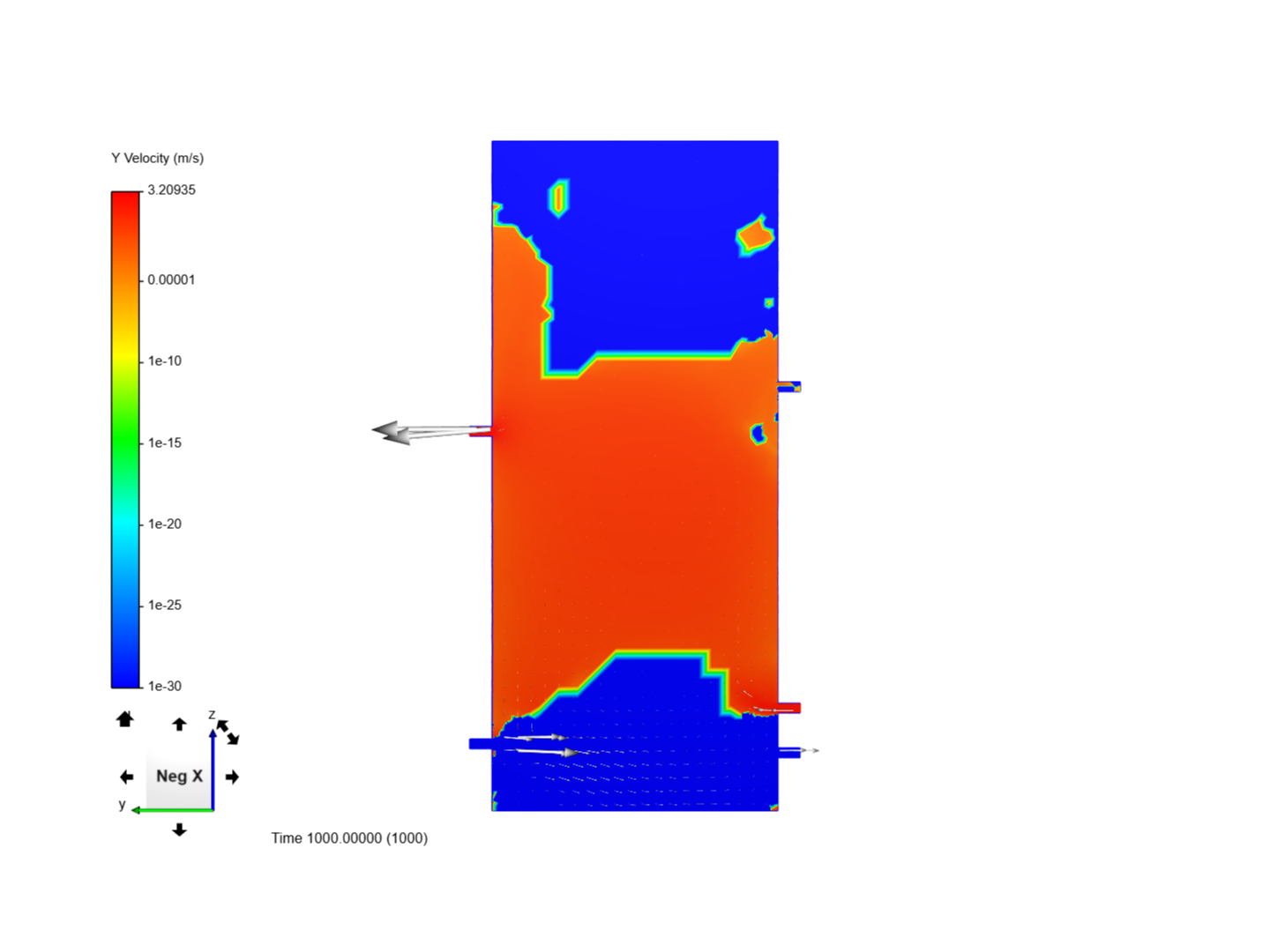 Internal flow in tank image