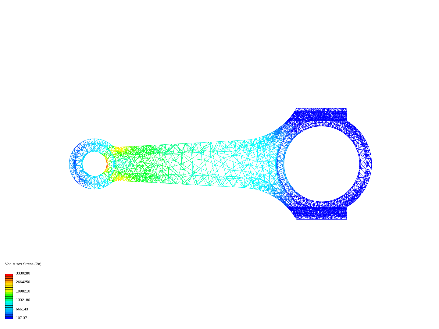 Tutorial 1: Connecting rod stress analysis image