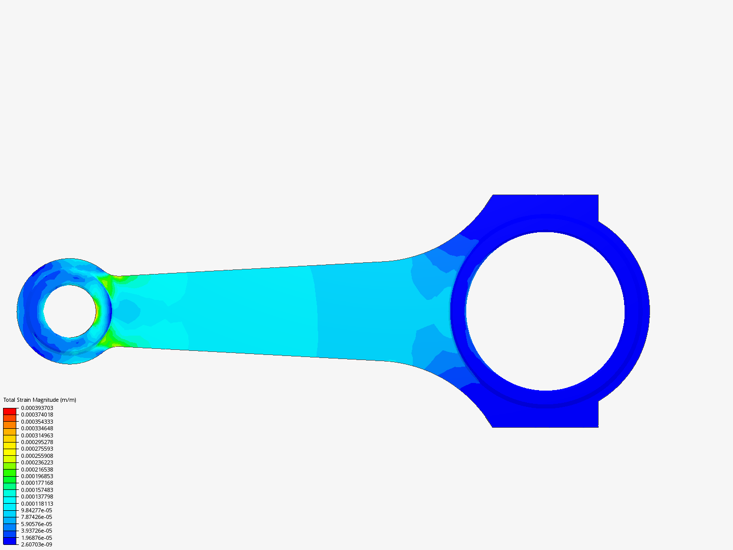 Tutorial 1: Connecting rod stress analysis image