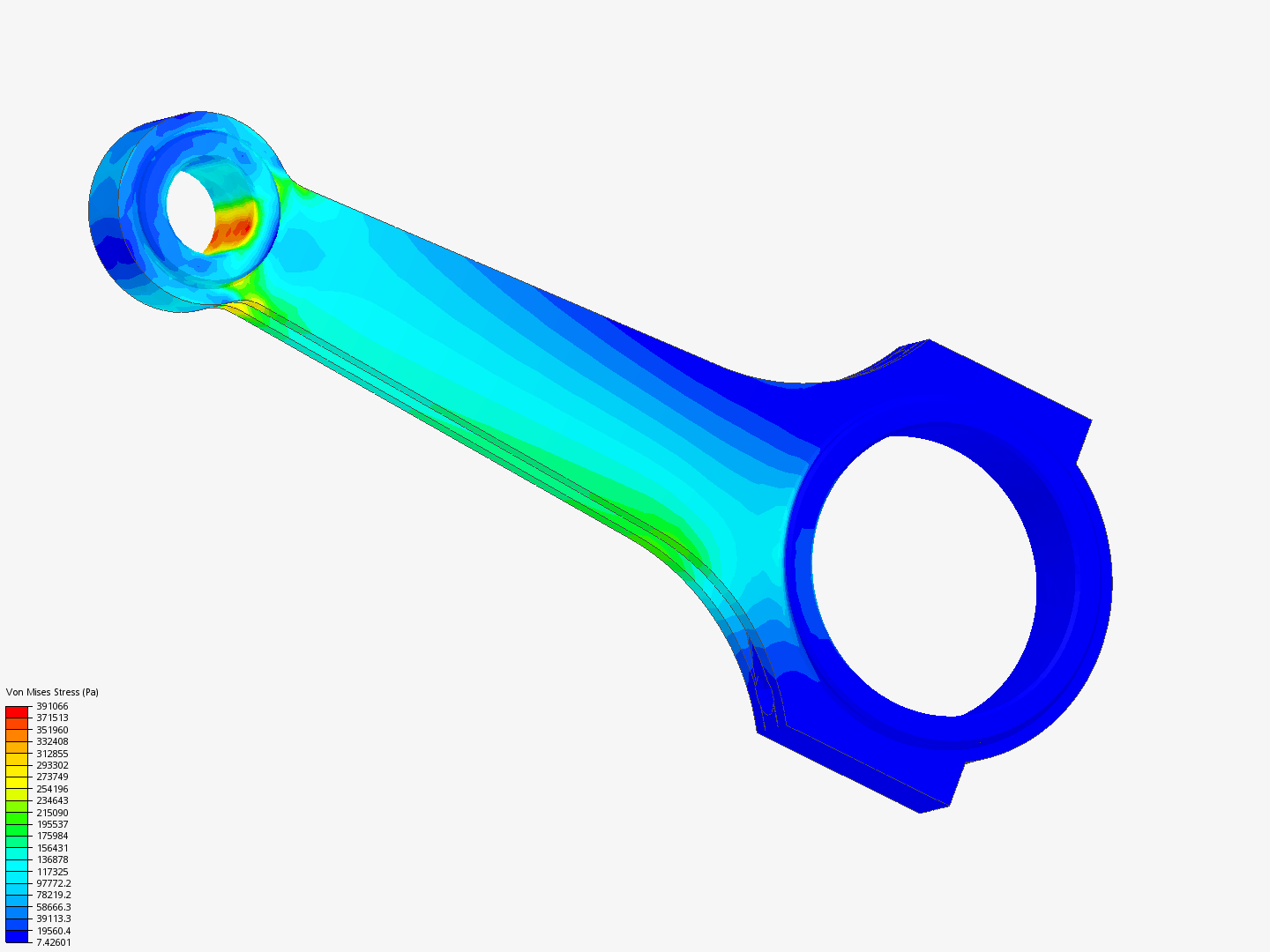 Tutorial 1: Connecting rod stress analysis image