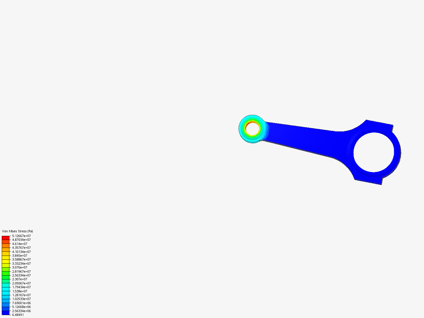 Tutorial 1: Connecting rod stress analysis image